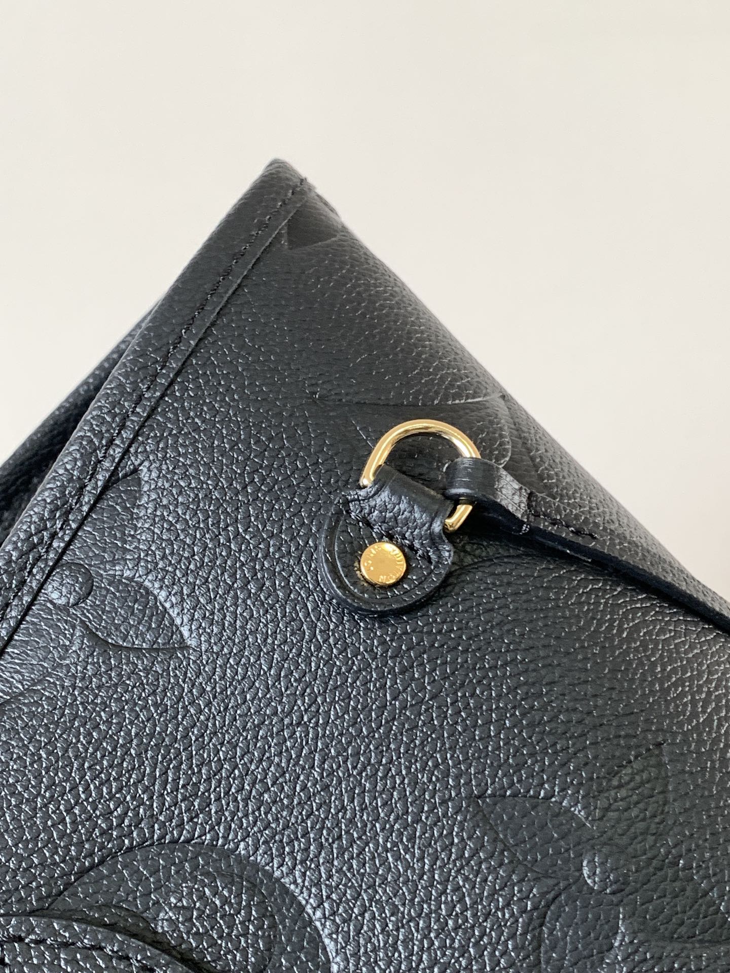 Louis Vuitton Tote Bag Black 17cm-m-l