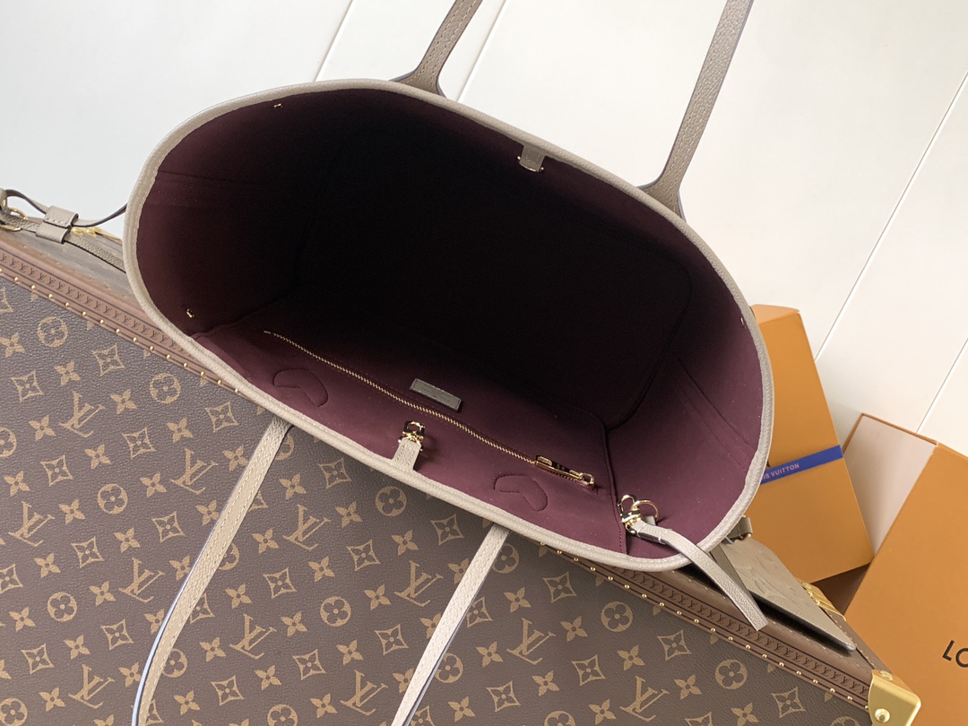 Louis Vuitton Tote Bag Black 17cm-m-l