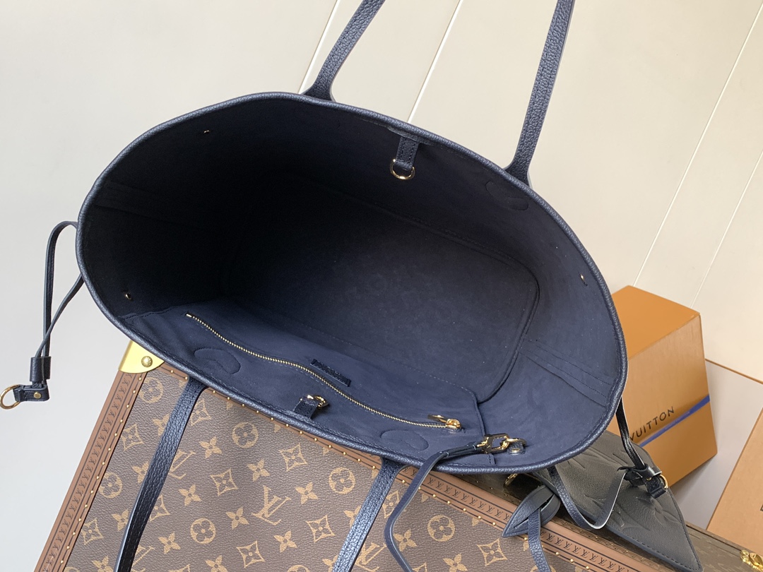 Louis Vuitton Tote Bag Black 17cm-m-l