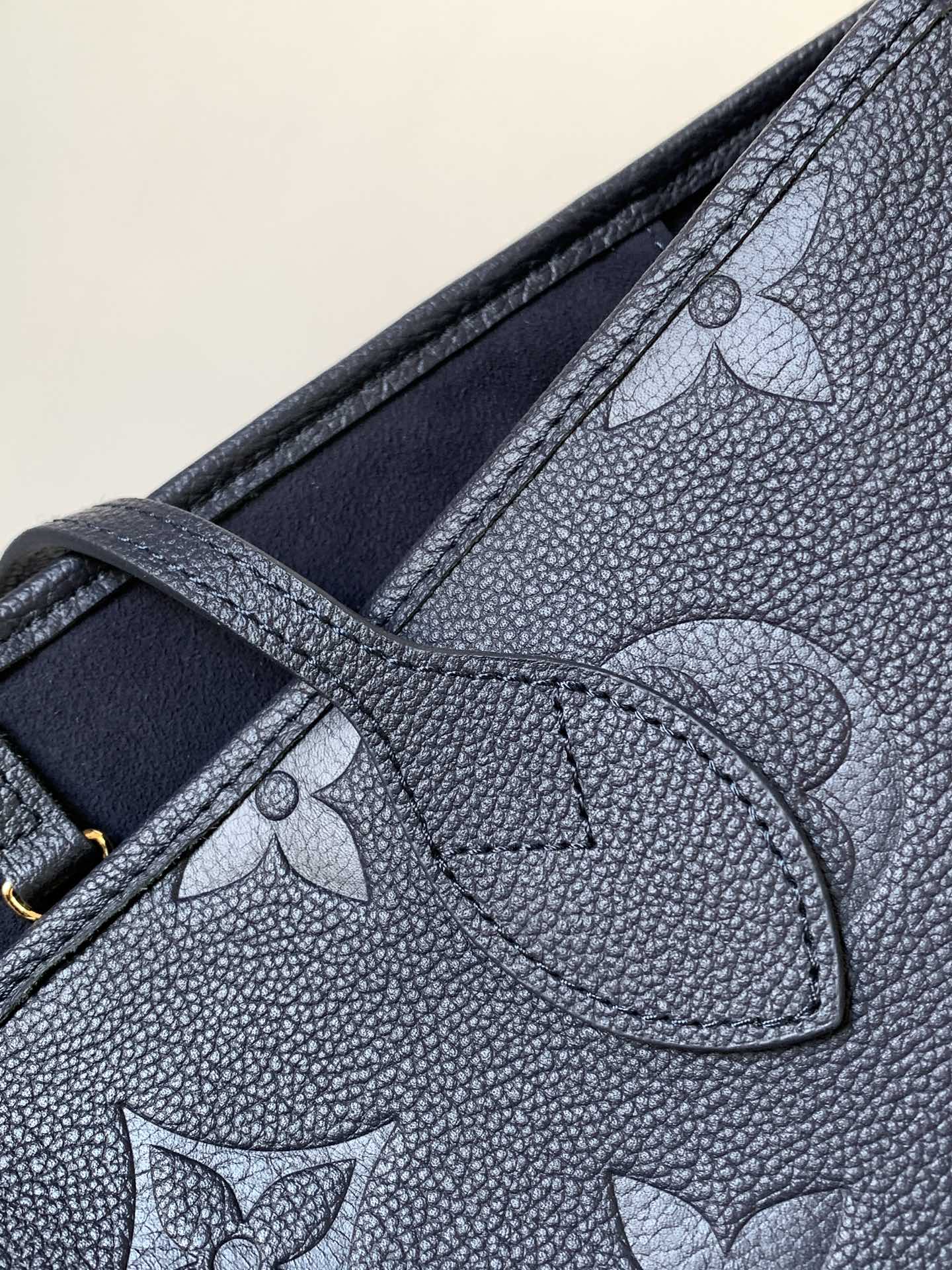 Louis Vuitton Tote Bag Black 17cm-m-l