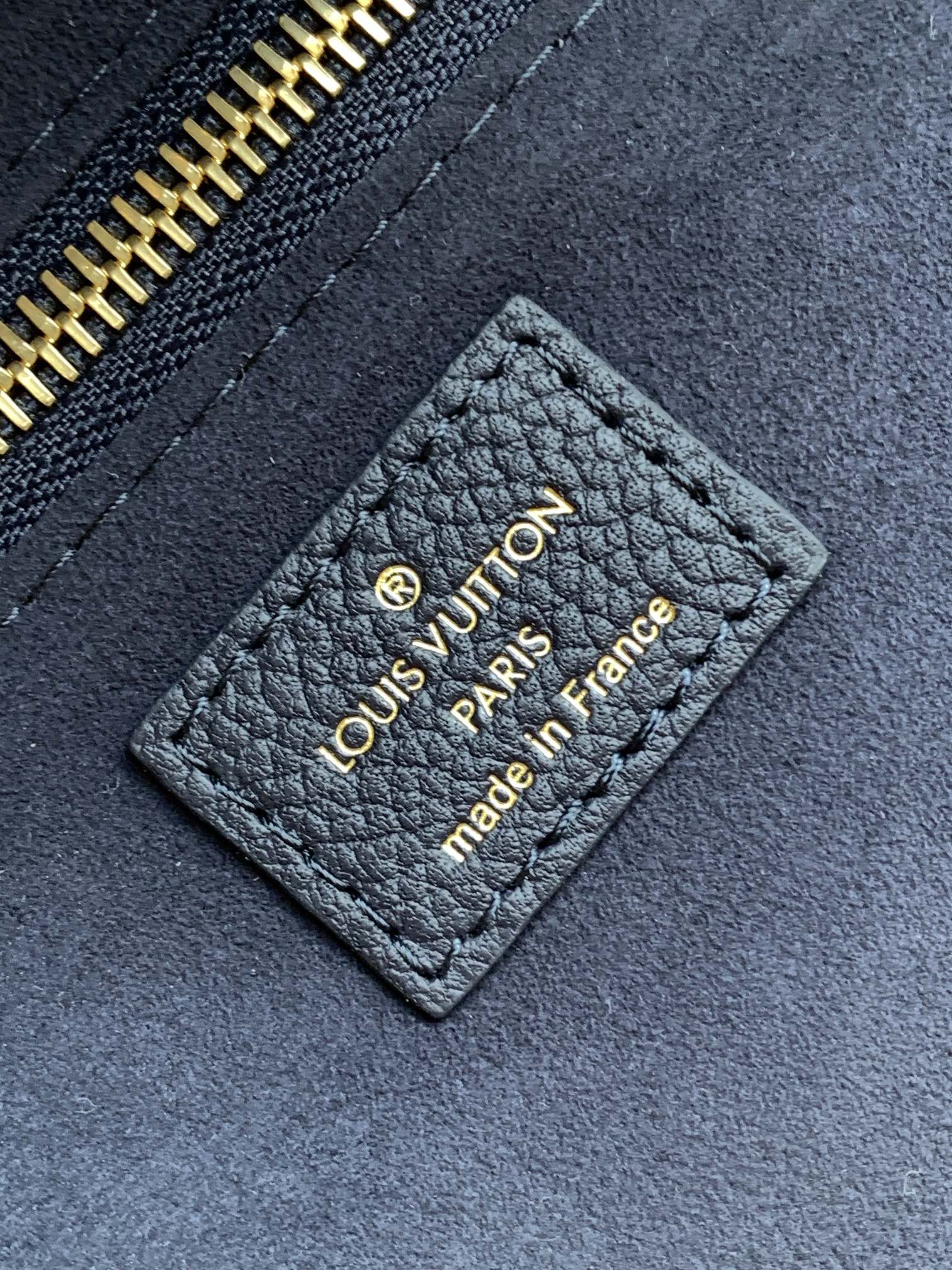 Louis Vuitton Tote Bag Black 17cm-m-l