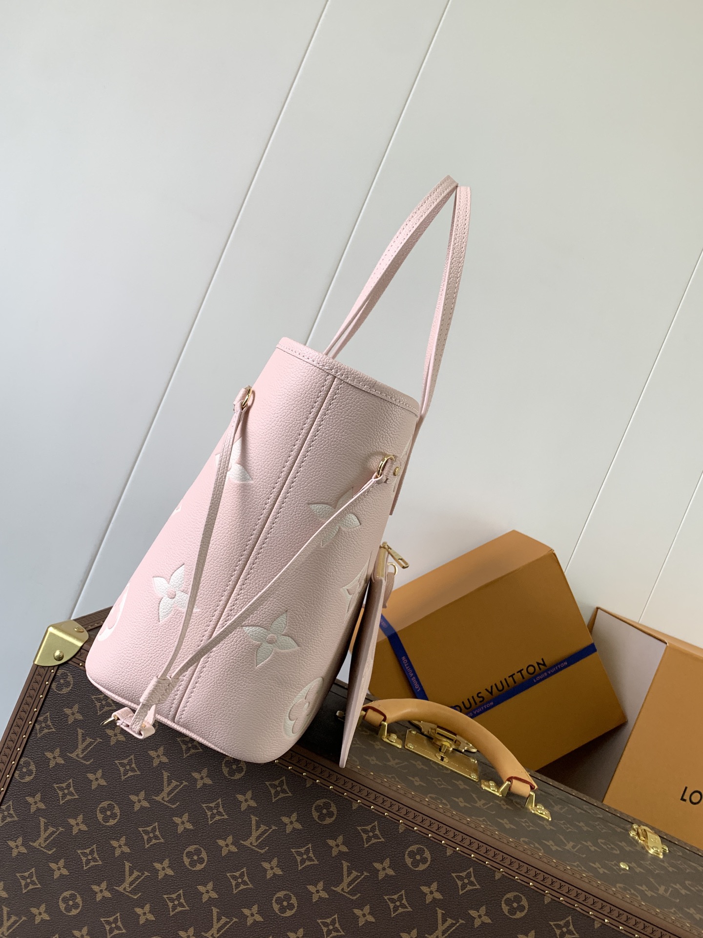 Louis Vuitton Tote Bag Black 17cm-m-l