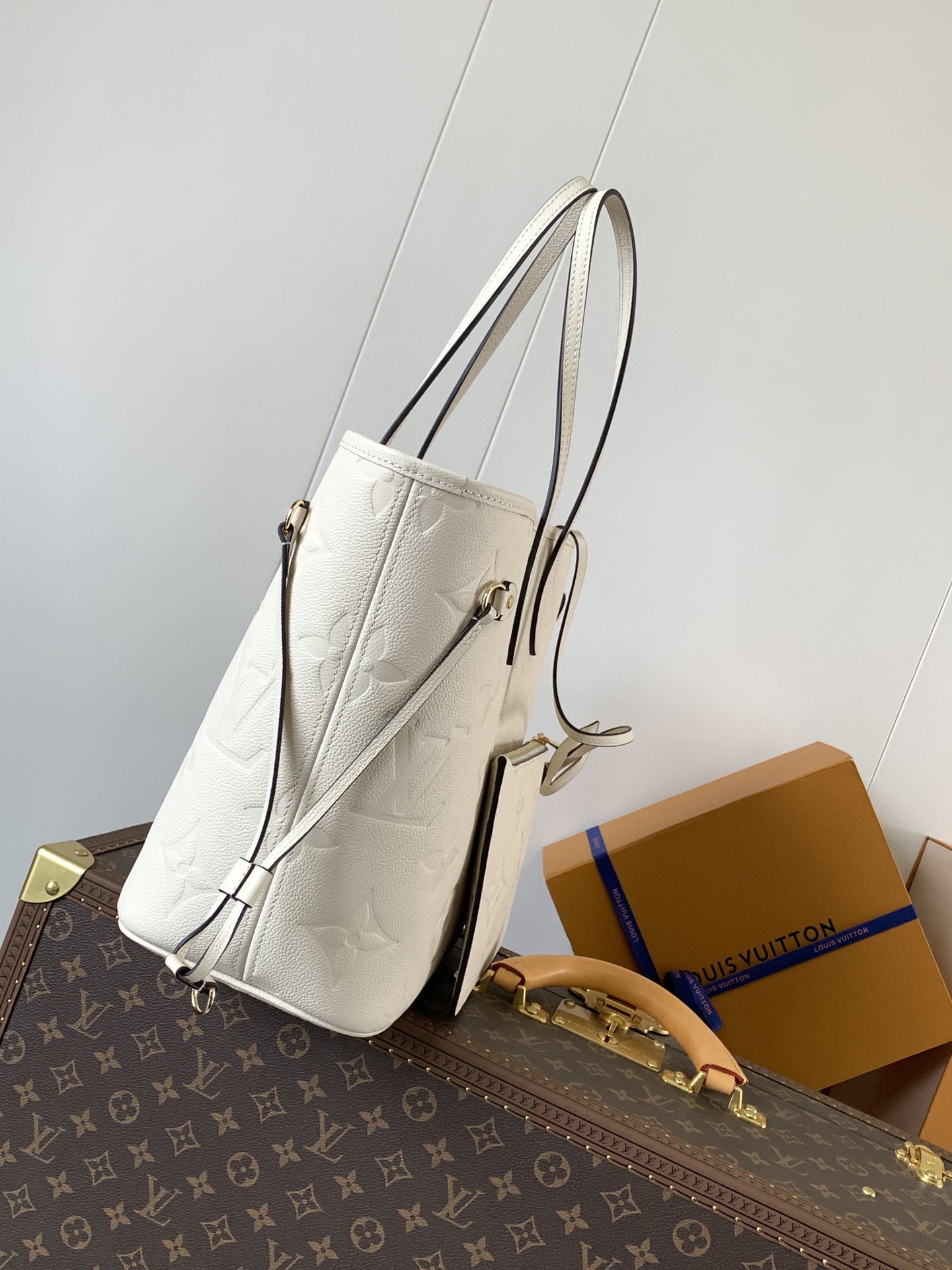 Louis Vuitton Tote Bag Black 17cm-m-l