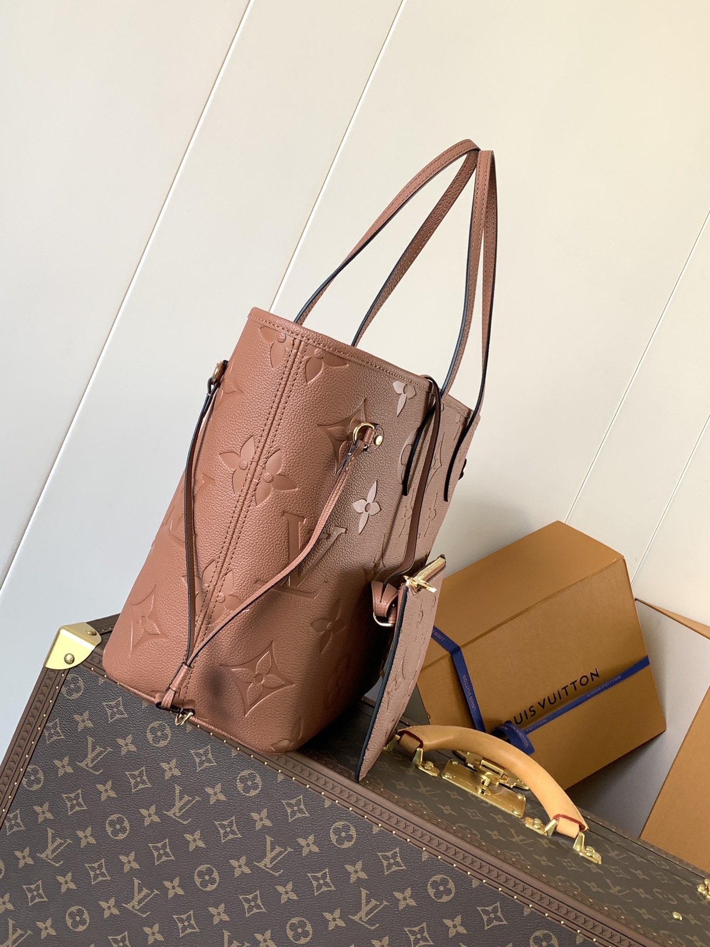Louis Vuitton Tote Bag Black 17cm-m-l