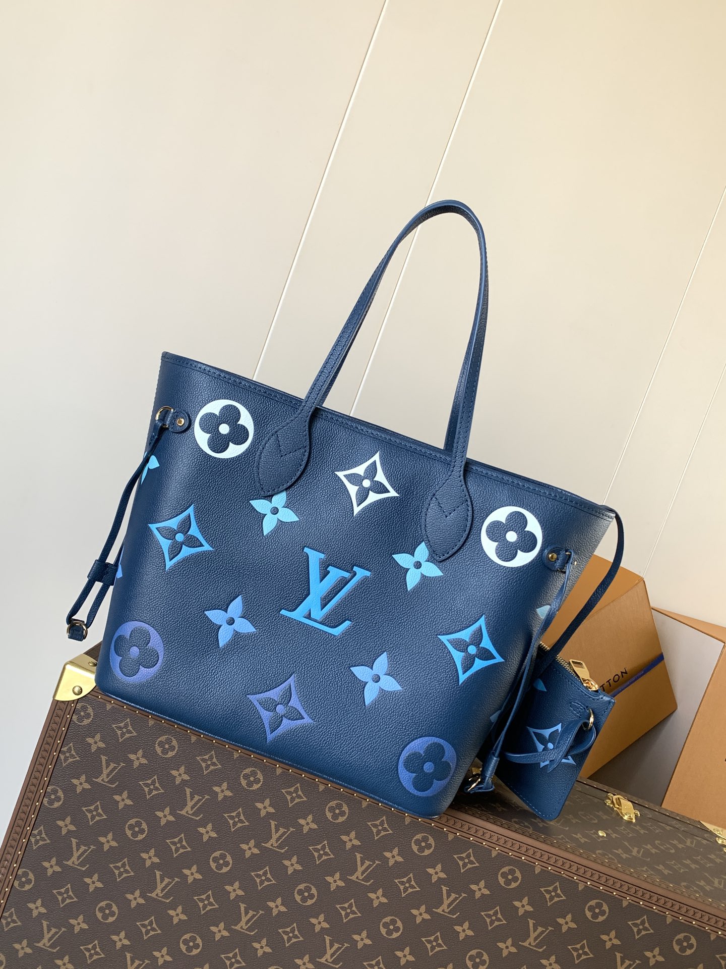 Louis Vuitton Tote Bag Black 17cm-m-l
