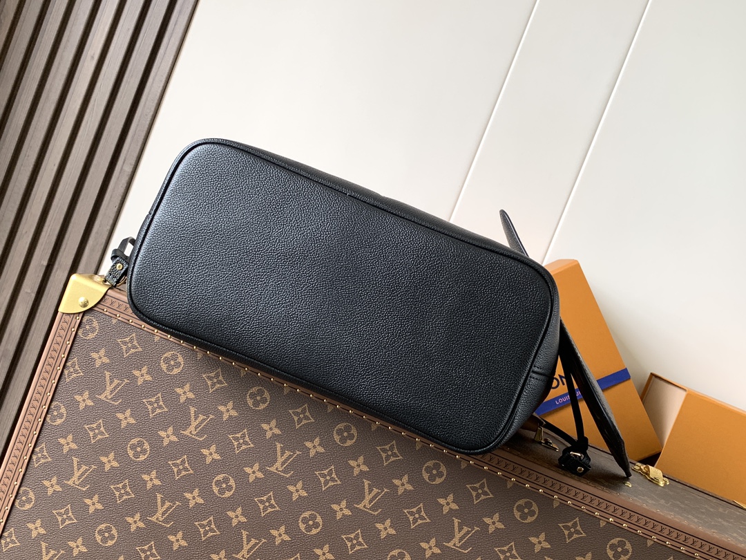 Louis Vuitton Tote Bag Black 17cm-m-l