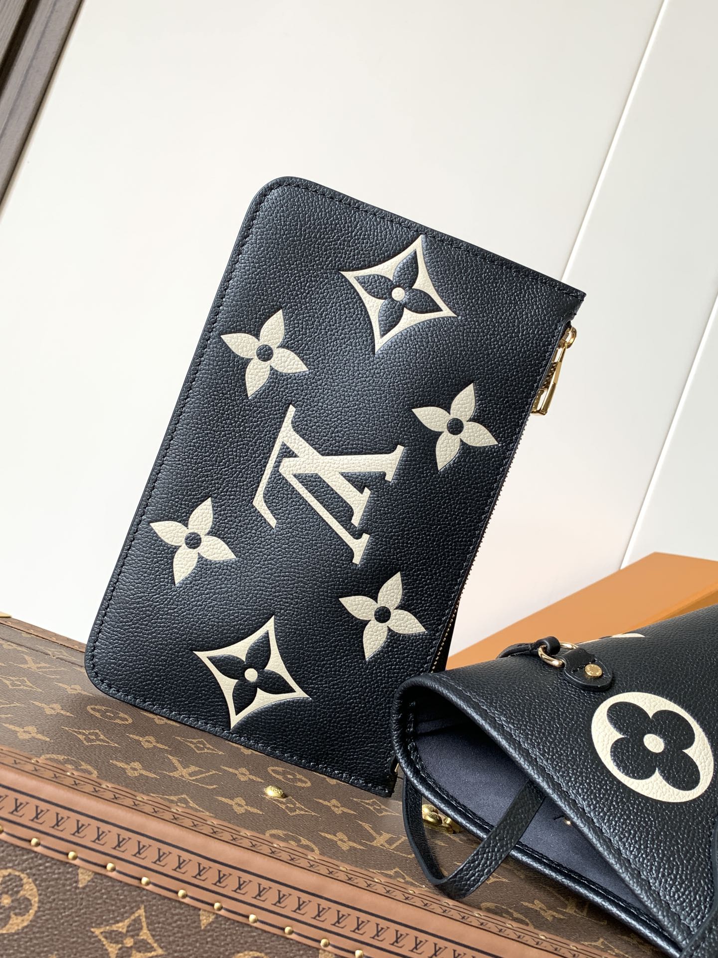 Louis Vuitton Tote Bag Black 17cm-m-l