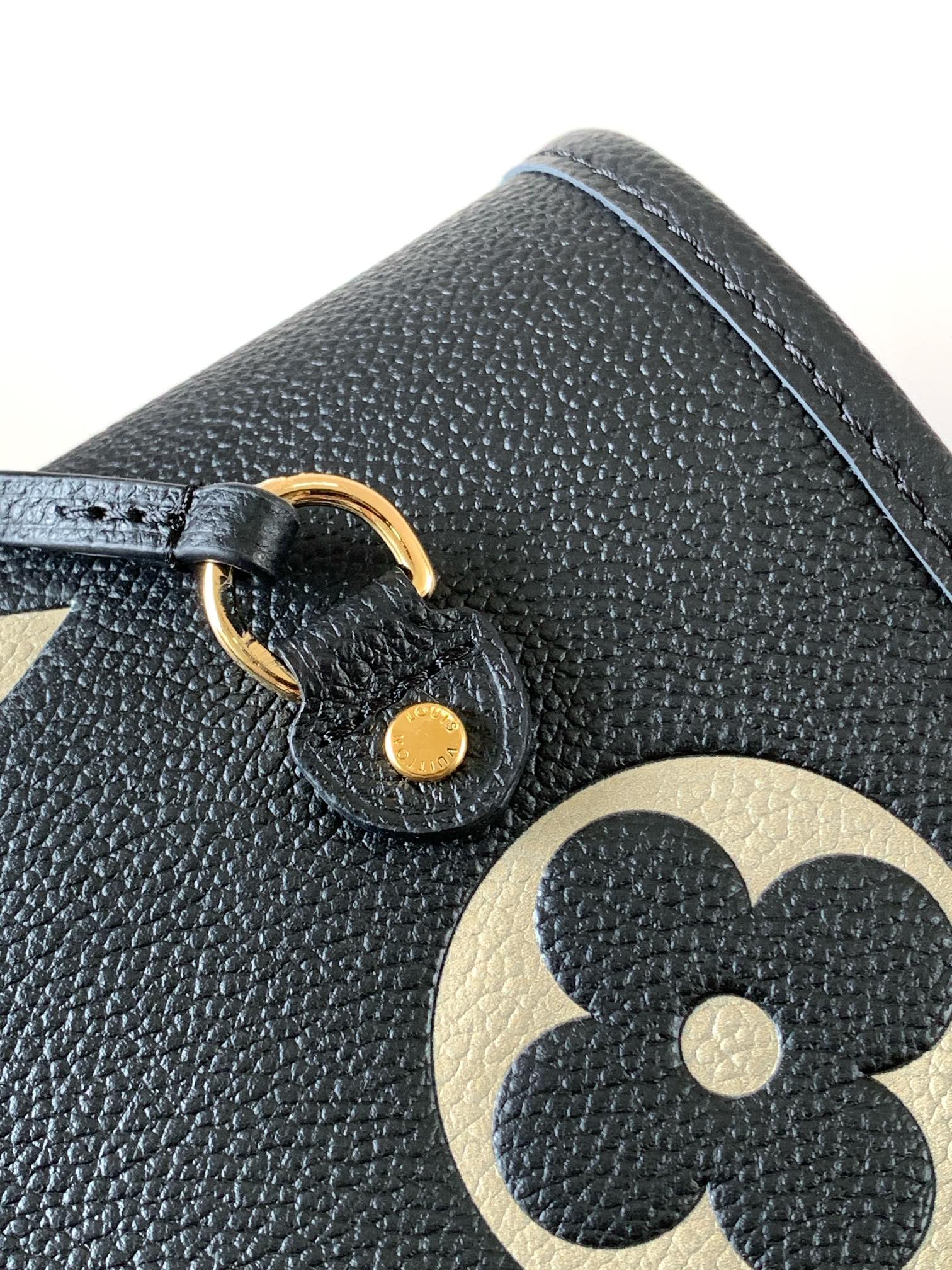 Louis Vuitton Tote Bag Black 17cm-m-l