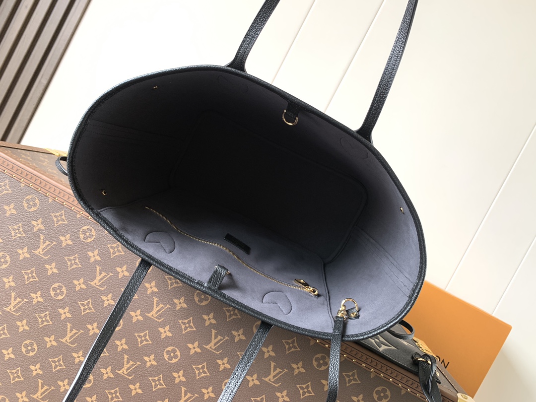 Louis Vuitton Tote Bag Black 17cm-m-l