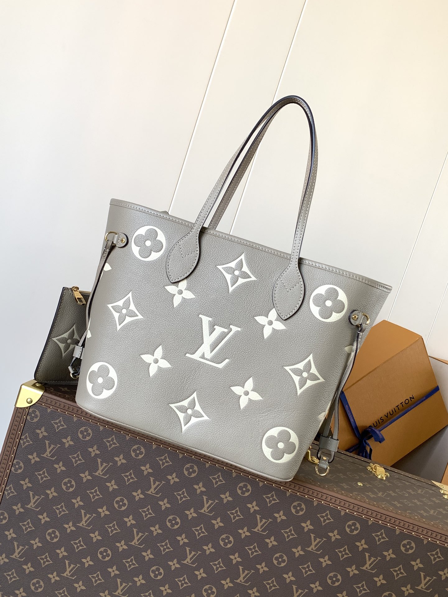 Louis Vuitton Tote Bag Black 17cm-m-l