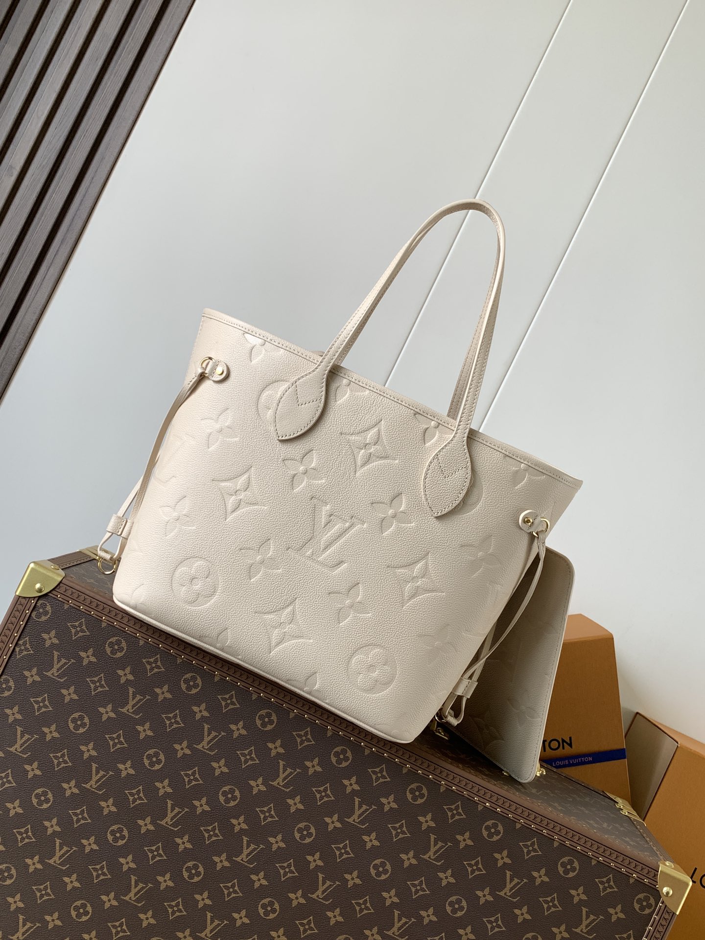 Louis Vuitton Tote Bag Black 17cm-m-l