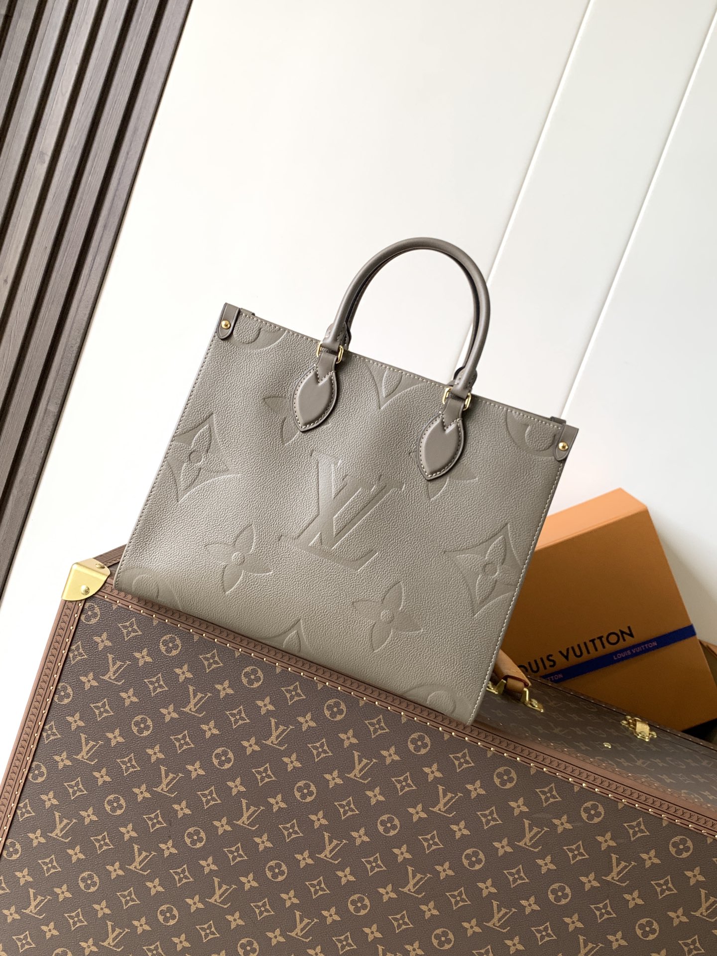 Louis Vuitton Basic Bag Cow Leather Black M-l