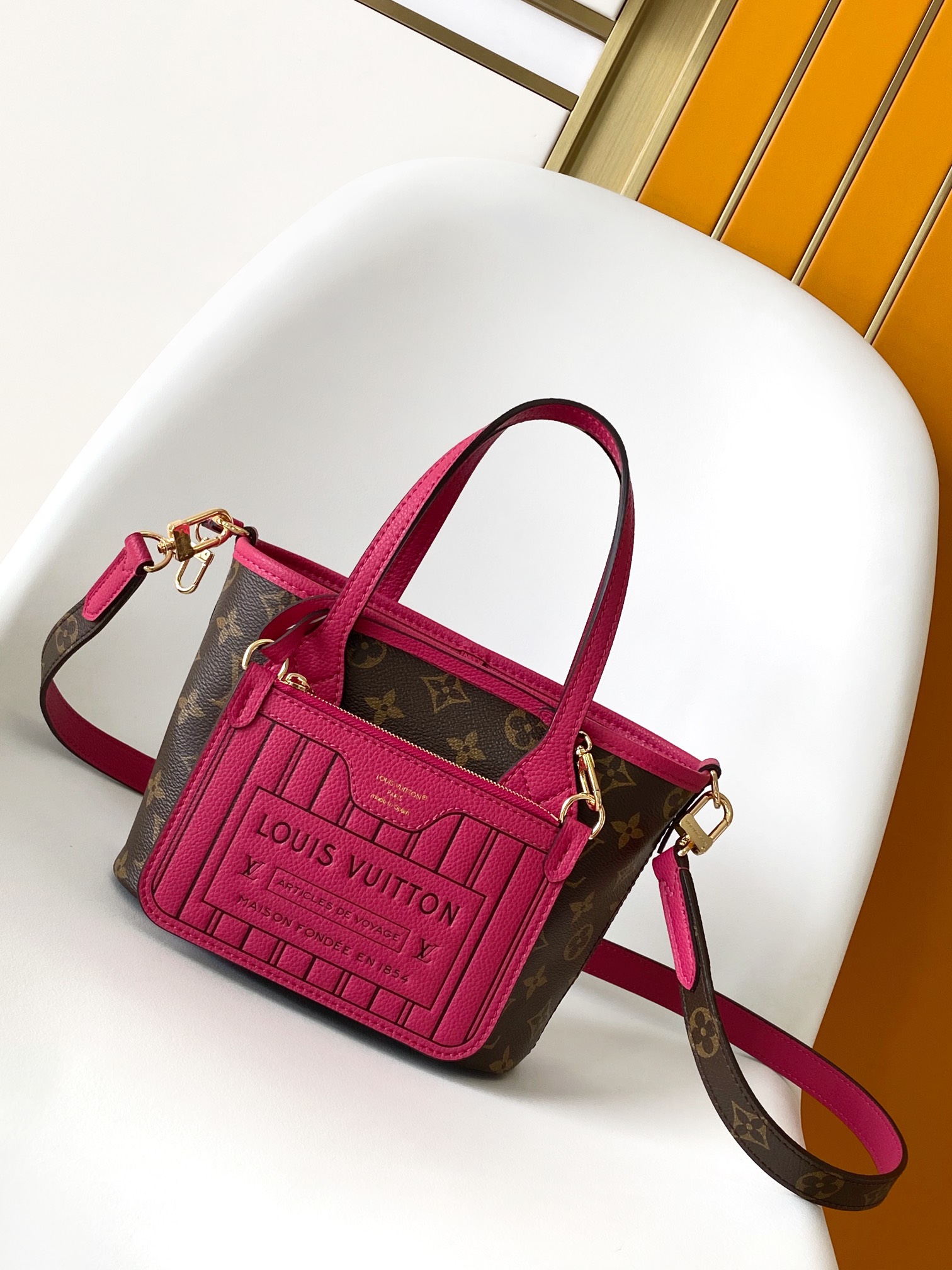 Louis Vuitton Basic Bag Canvas Black M-l-s