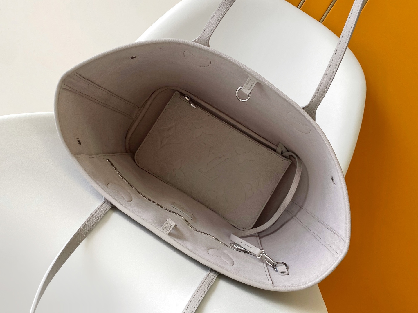 Louis Vuitton Tote Bag Black 17cm-m-l