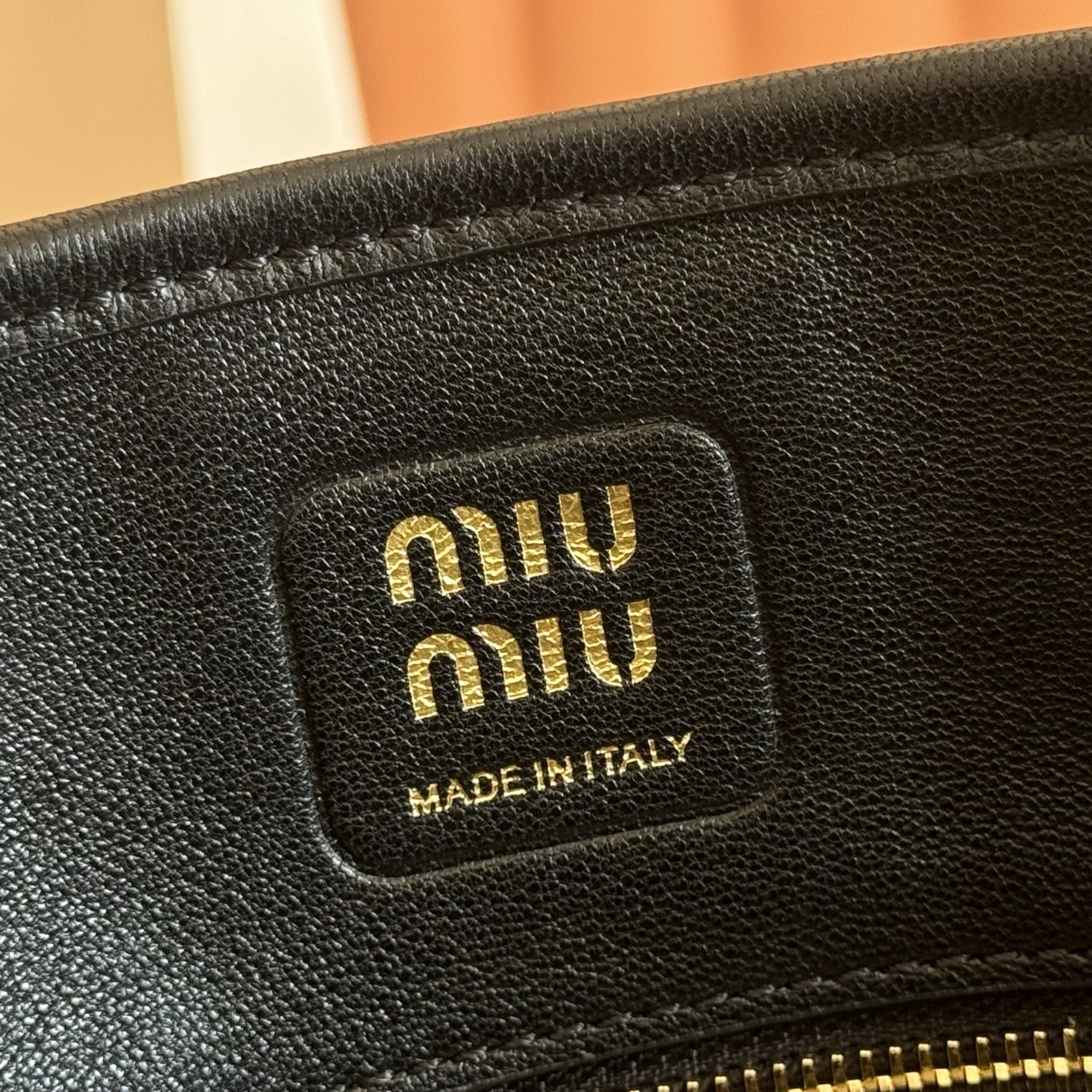 Miu Miu Basic Bag Gold M-10cm
