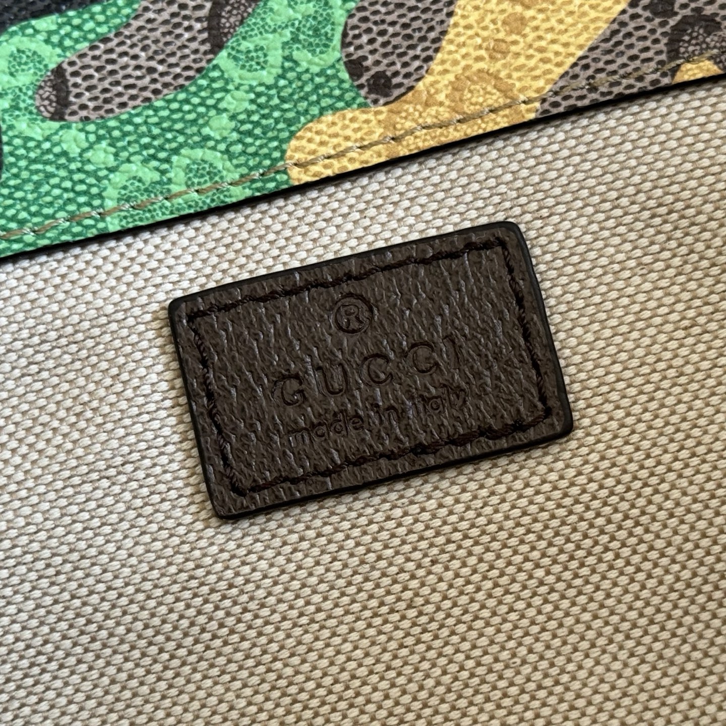 Gucci Backpack Canvas Brown