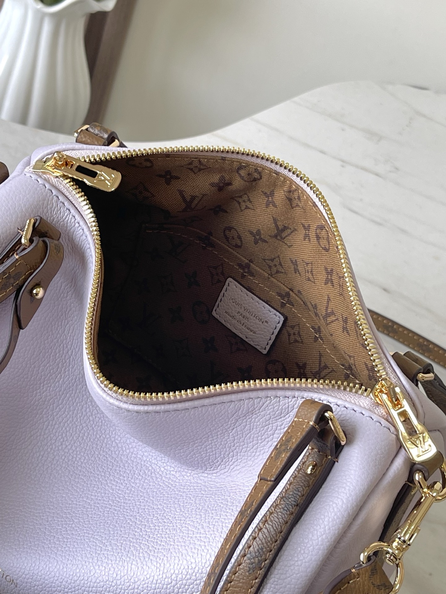 Louis Vuitton Basic Bag Cow Leather M-l-s