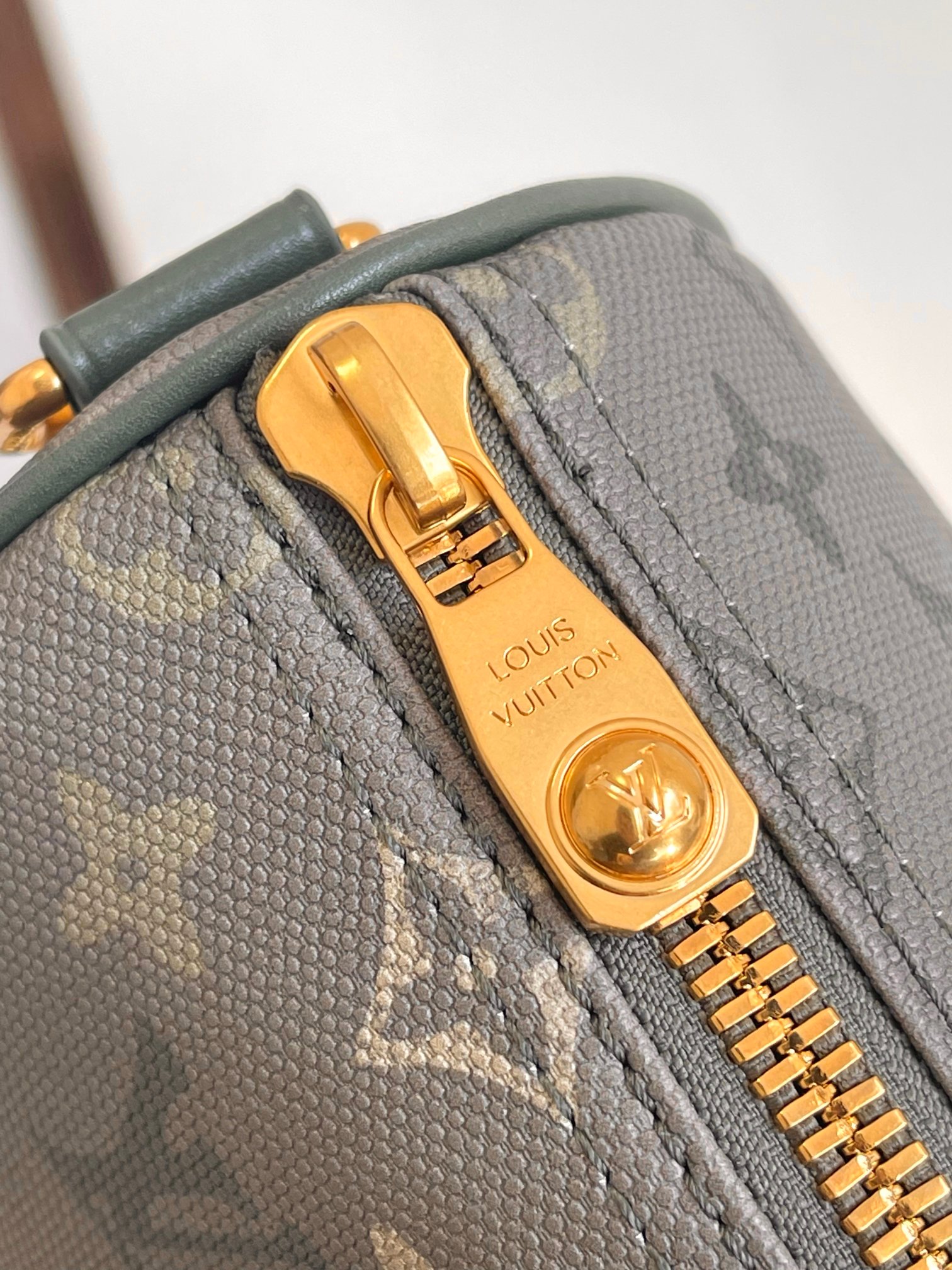 Louis Vuitton Basic Bag Canvas Green M-l-s