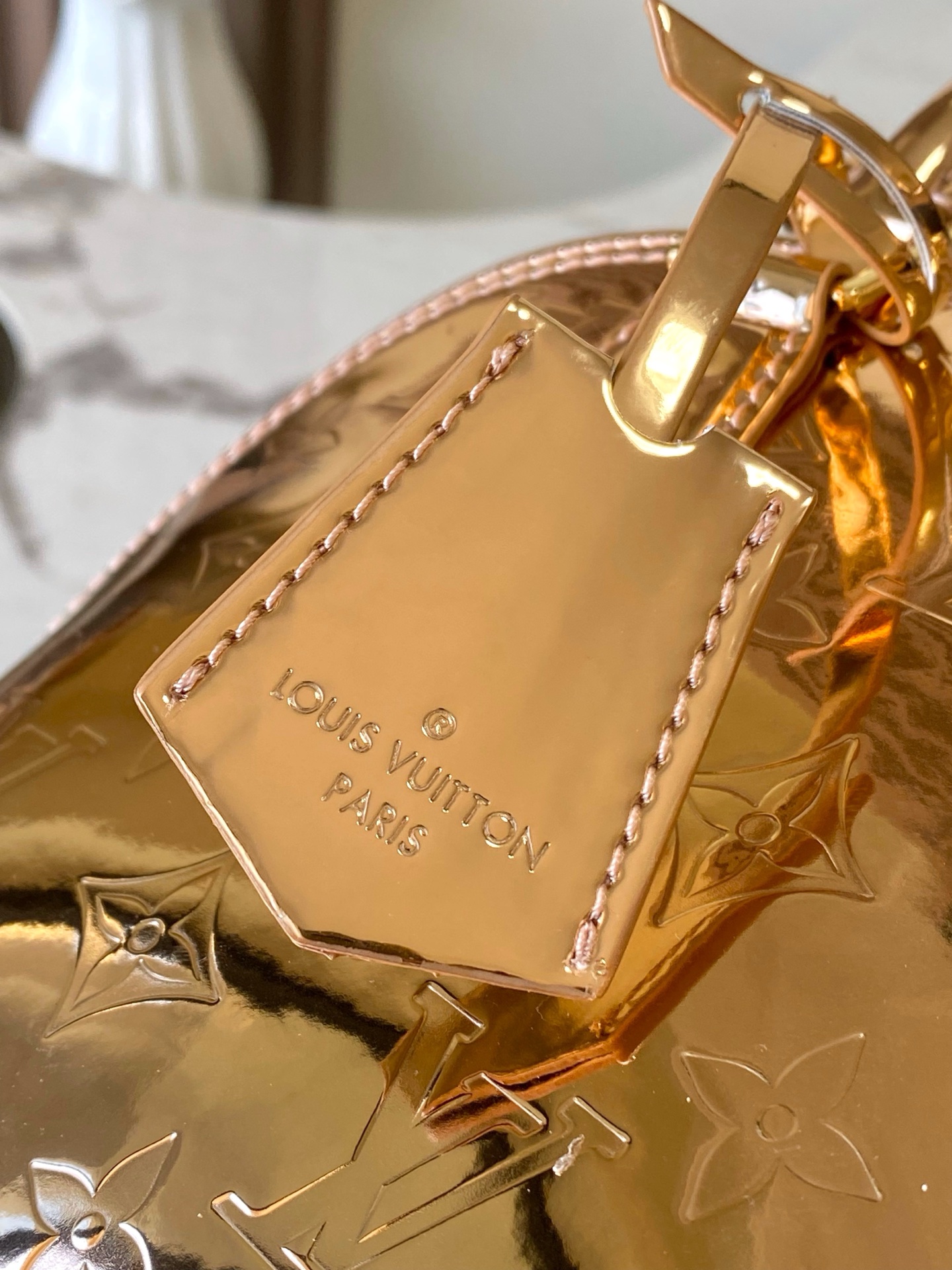 Louis Vuitton Basic Bag Canvas Silver M-l-s