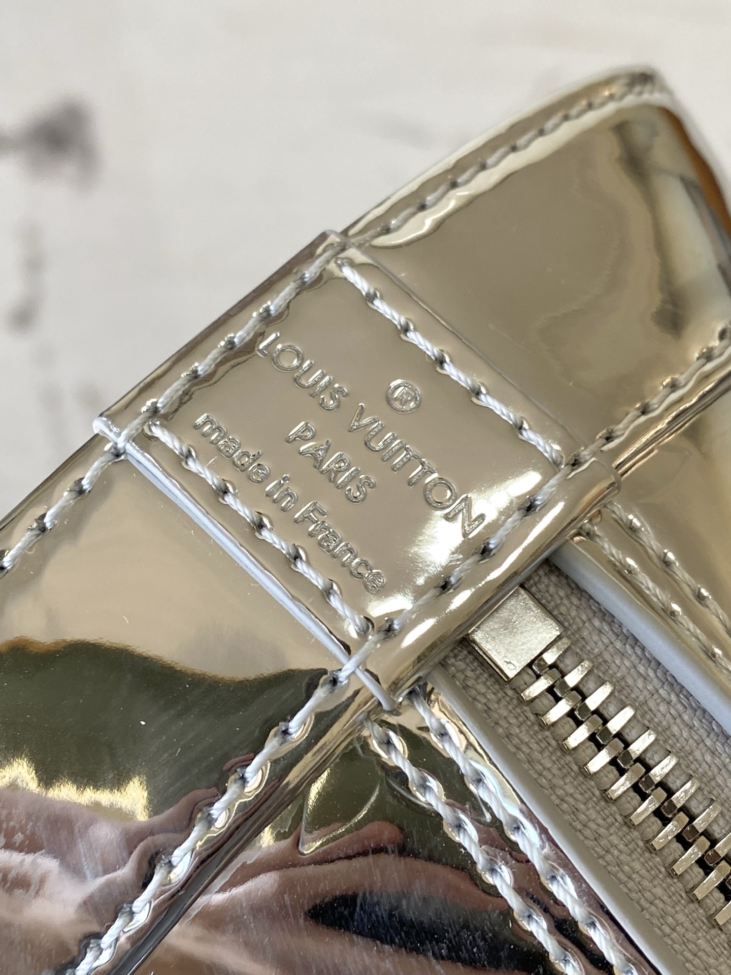 Louis Vuitton Basic Bag Canvas Silver M-l-s