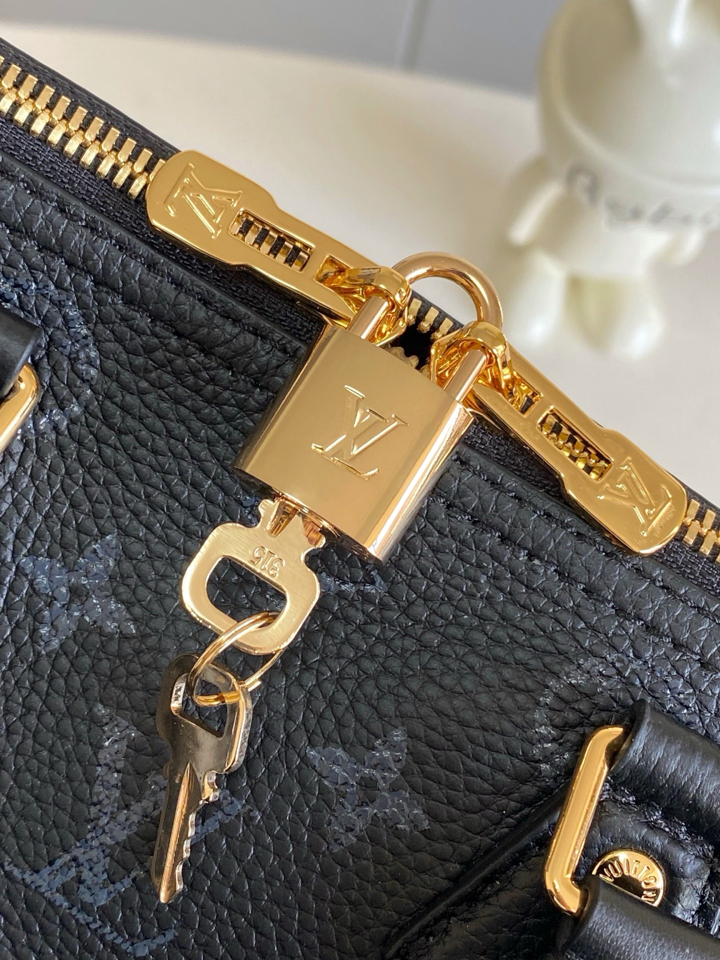 Louis Vuitton Basic Bag Cow Leather M-l-s