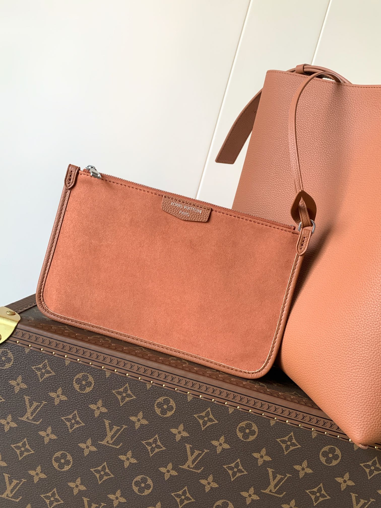 Louis Vuitton Basic Bag Cow Leather M-l-s