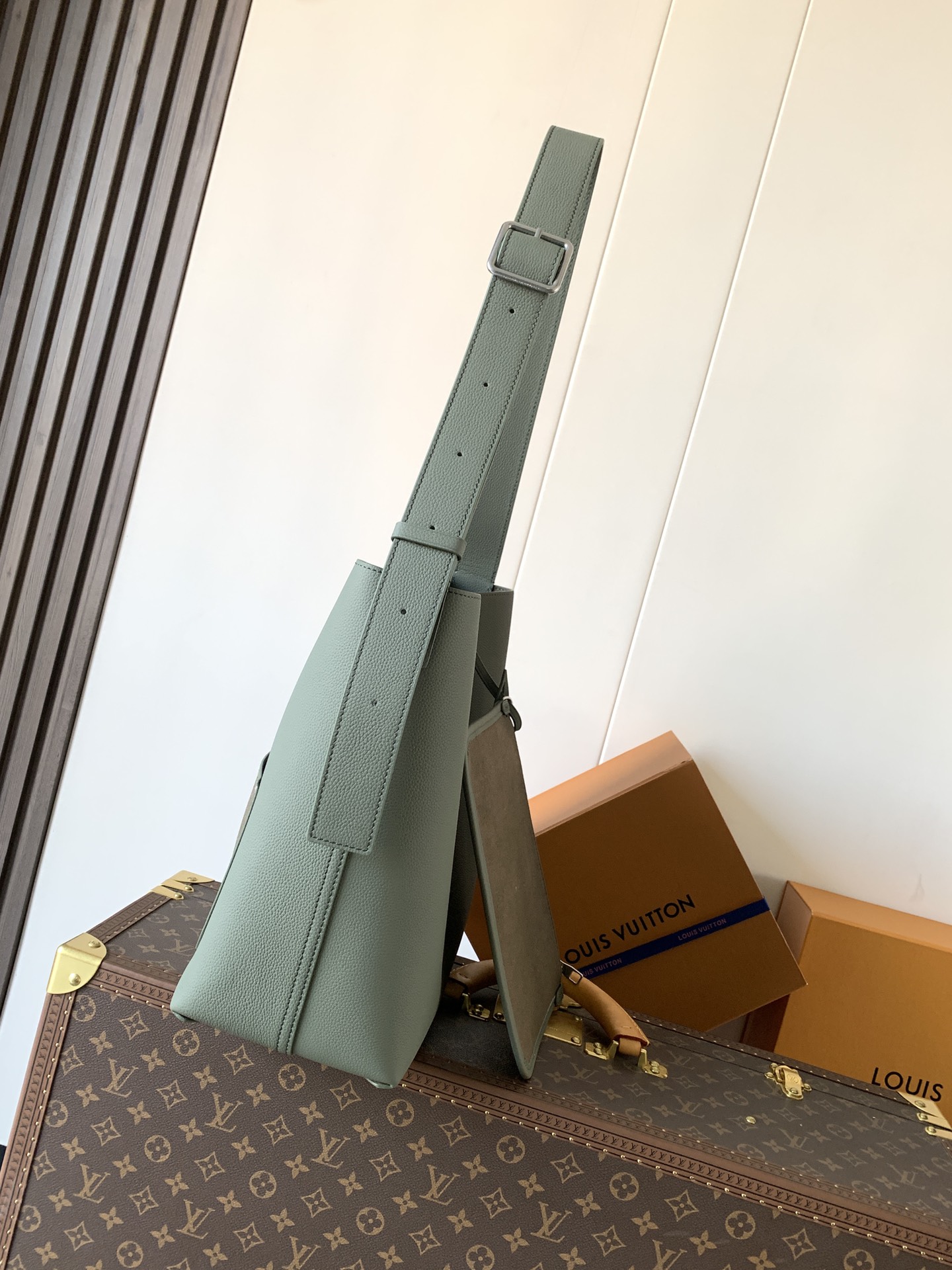 Louis Vuitton Basic Bag Cow Leather M-l-s