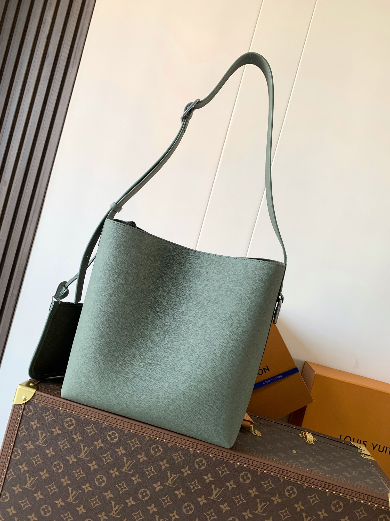 Louis Vuitton Basic Bag Cow Leather M-l-s