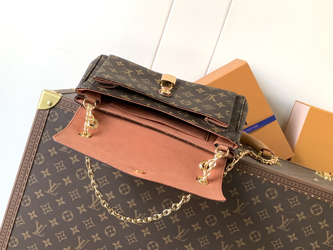 Louis Vuitton Tote Bag Canvas Black M-l-s