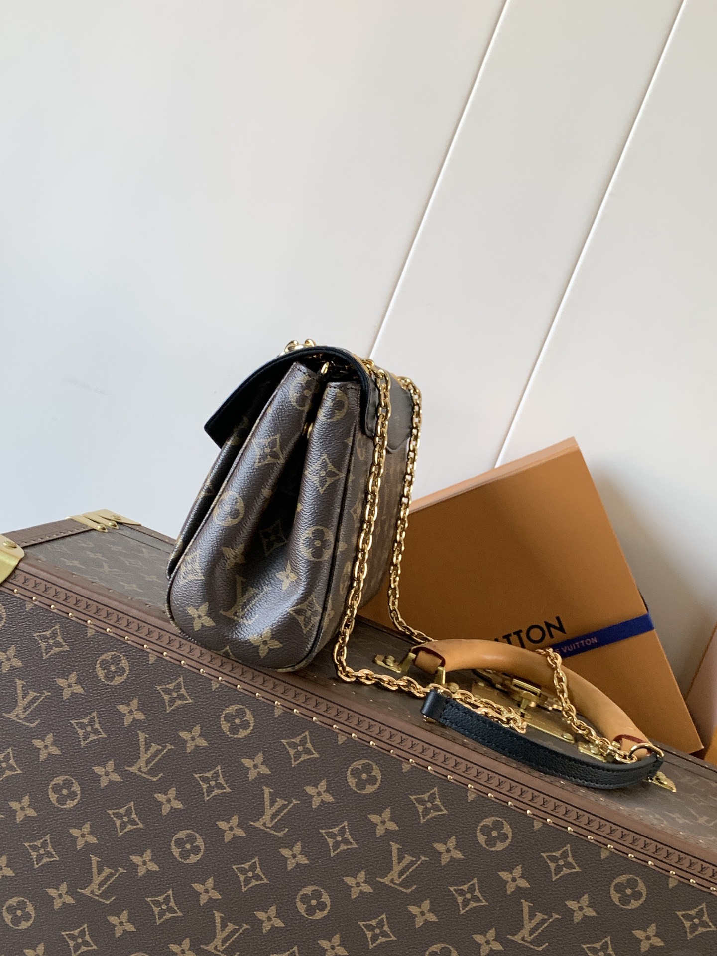 Louis Vuitton Tote Bag Canvas Black M-l-s