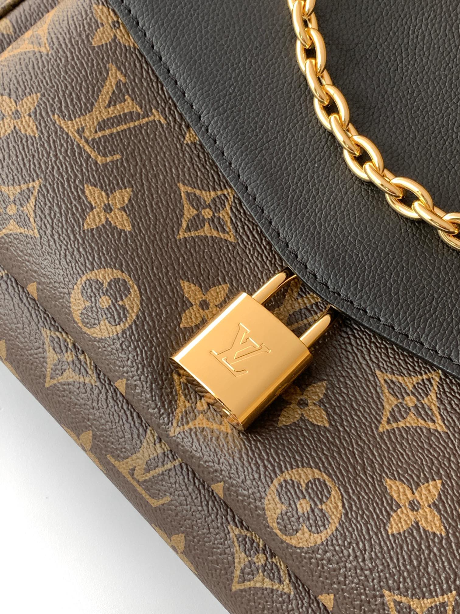 Louis Vuitton Tote Bag Canvas Black M-l-s