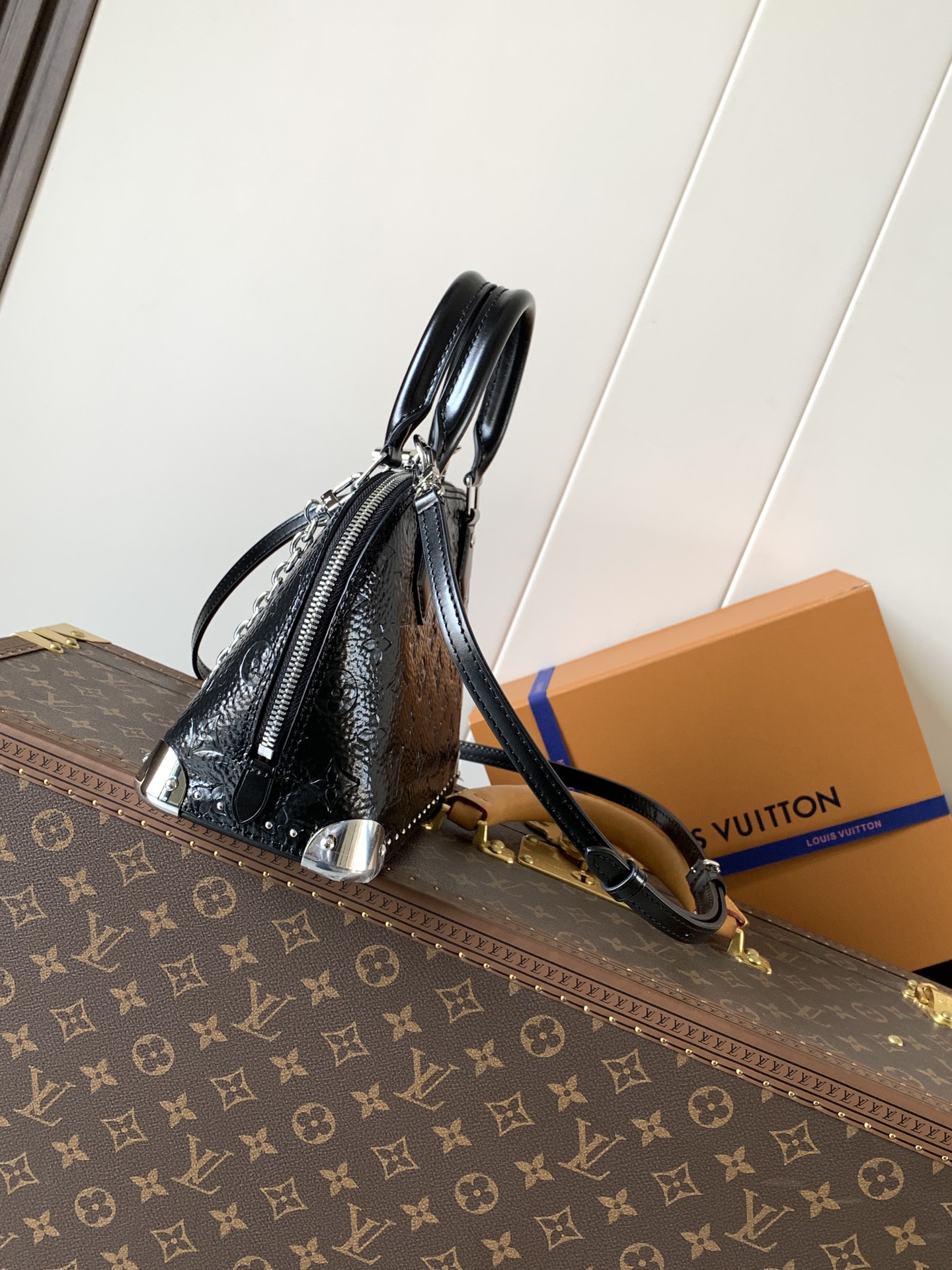 Louis Vuitton Basic Bag Cow Leather M-l-s