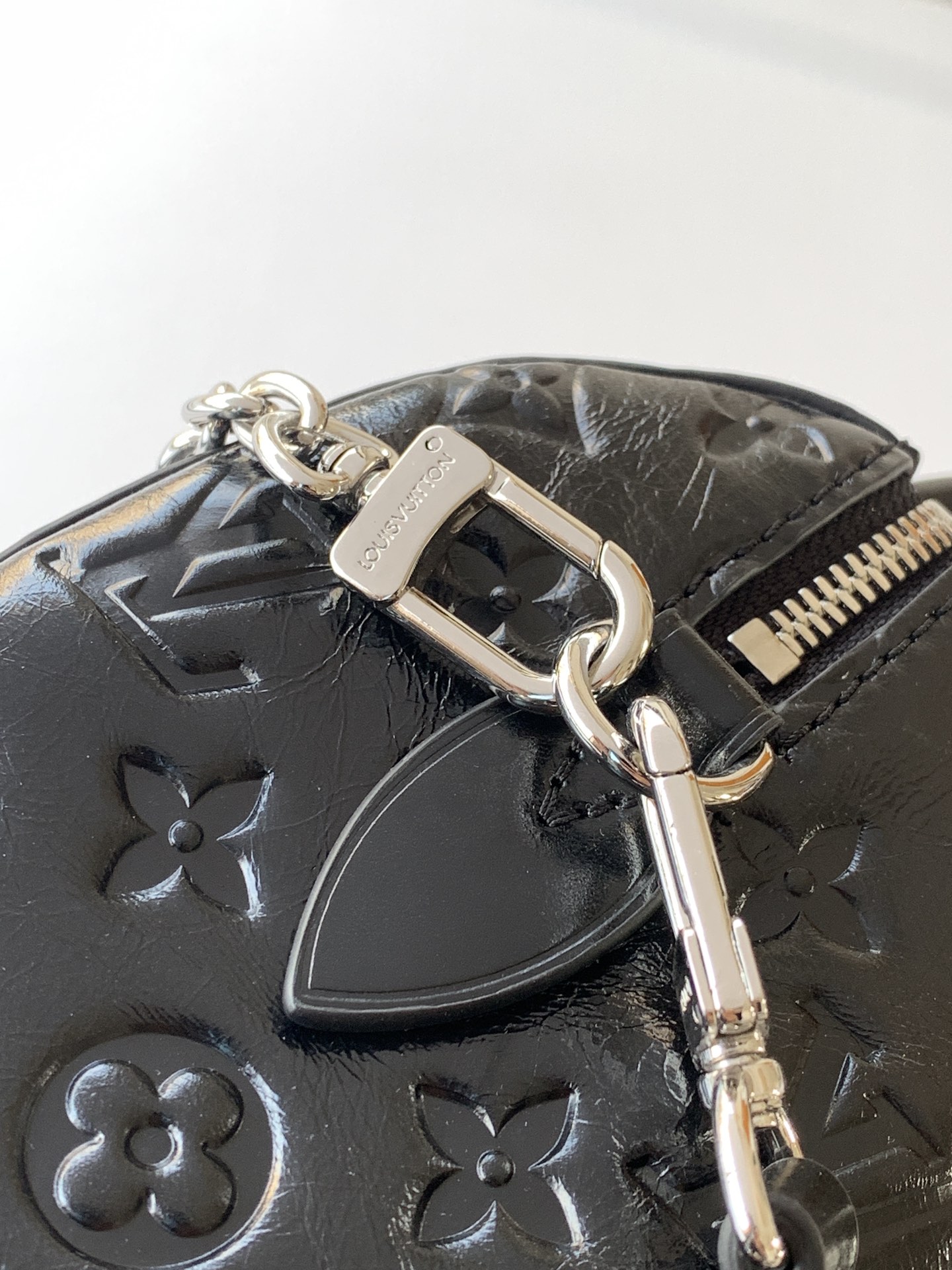 Louis Vuitton Basic Bag Cow Leather Black M-s