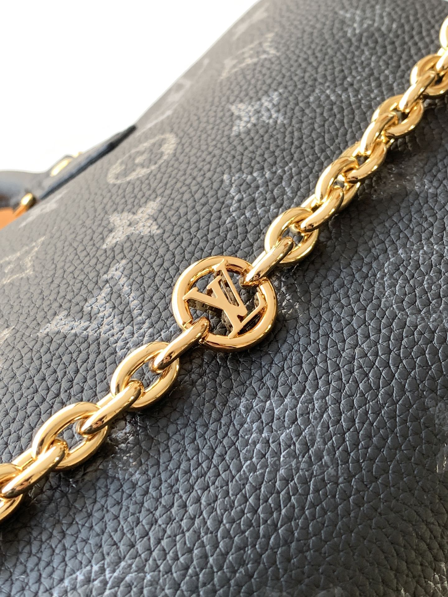 Louis Vuitton Basic Bag Cow Leather Black M-l-s