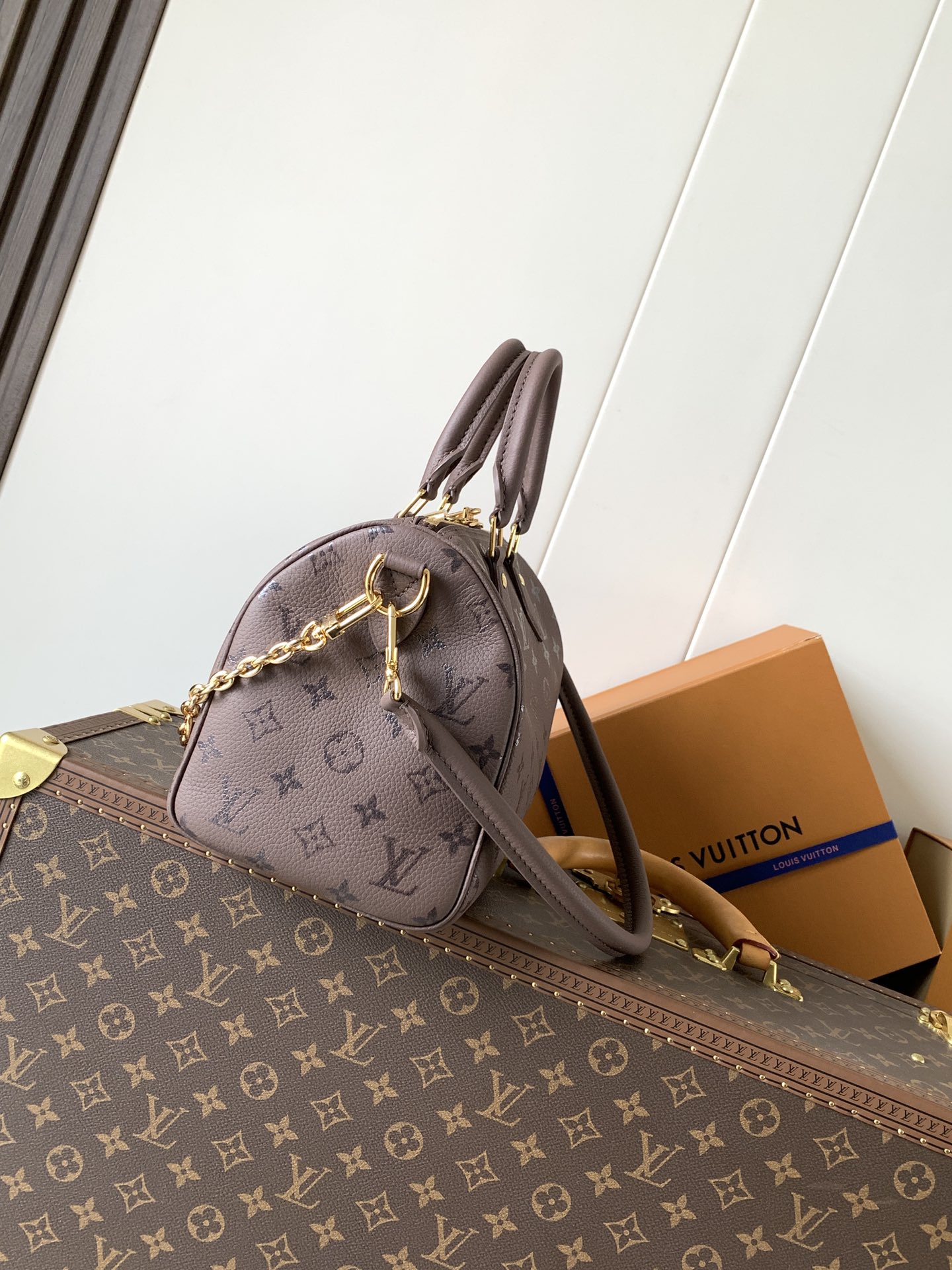 Louis Vuitton Basic Bag Cow Leather Black M-l-s