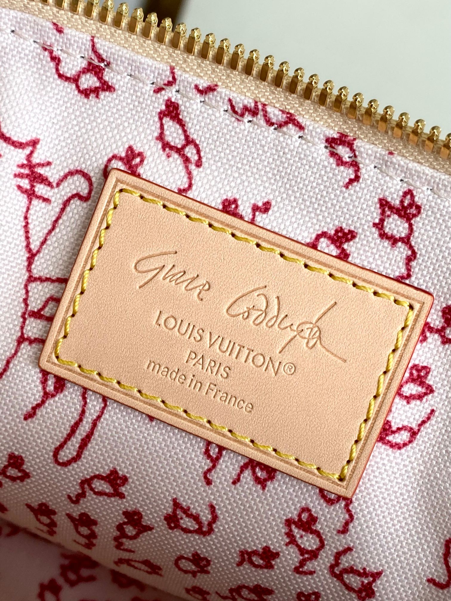 Louis Vuitton Basic Bag Cow Leather M-l-s