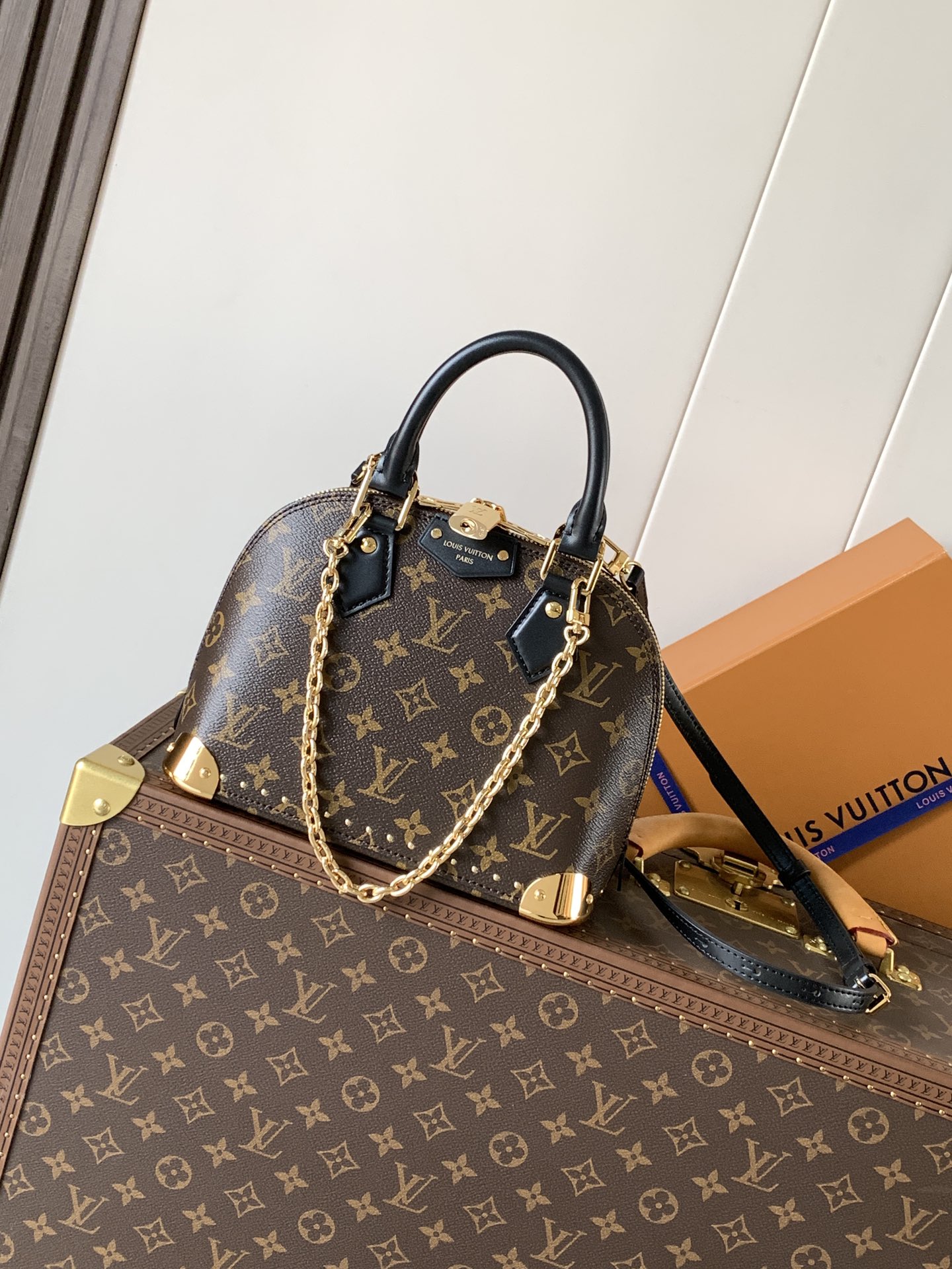 Louis Vuitton Basic Bag Cow Leather M-l-s