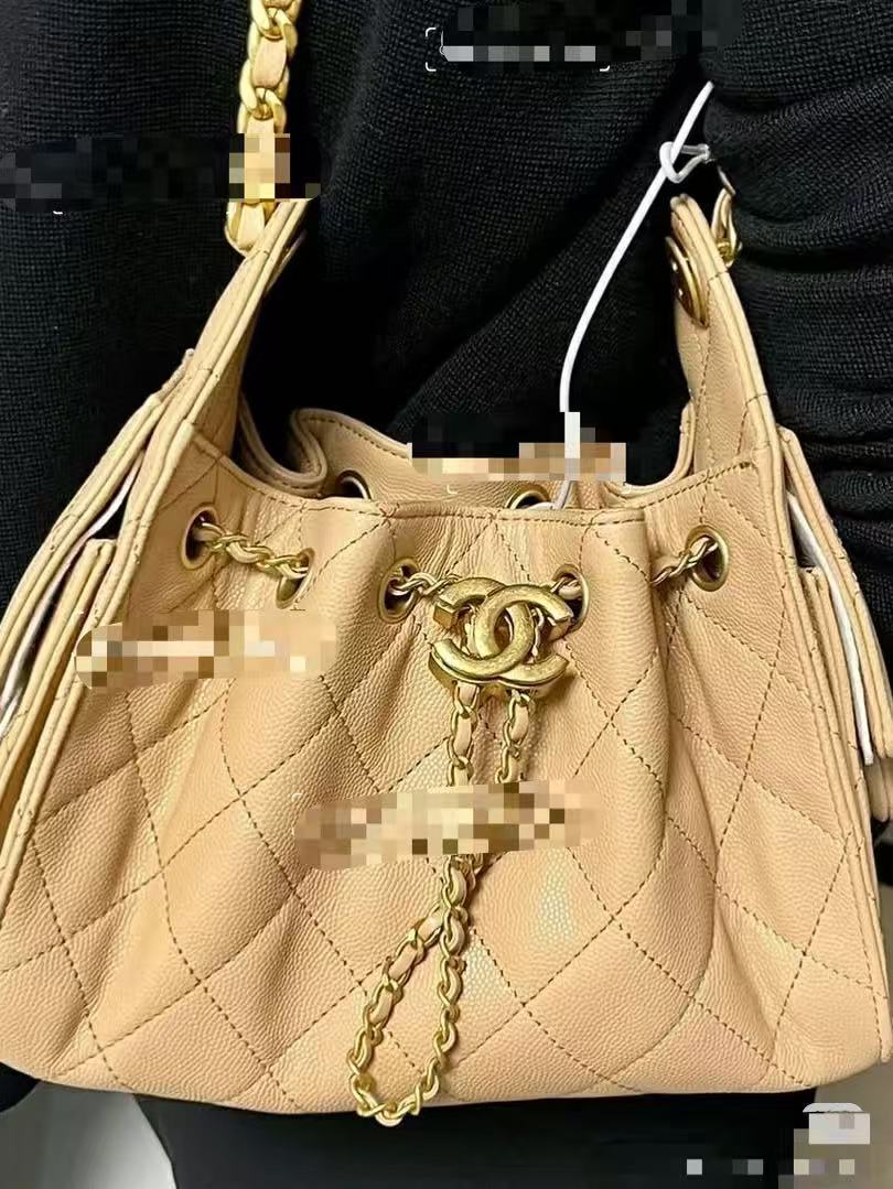 Chanel Bucket Bag Cow Leather 14cm-22cm-26cm-m-l