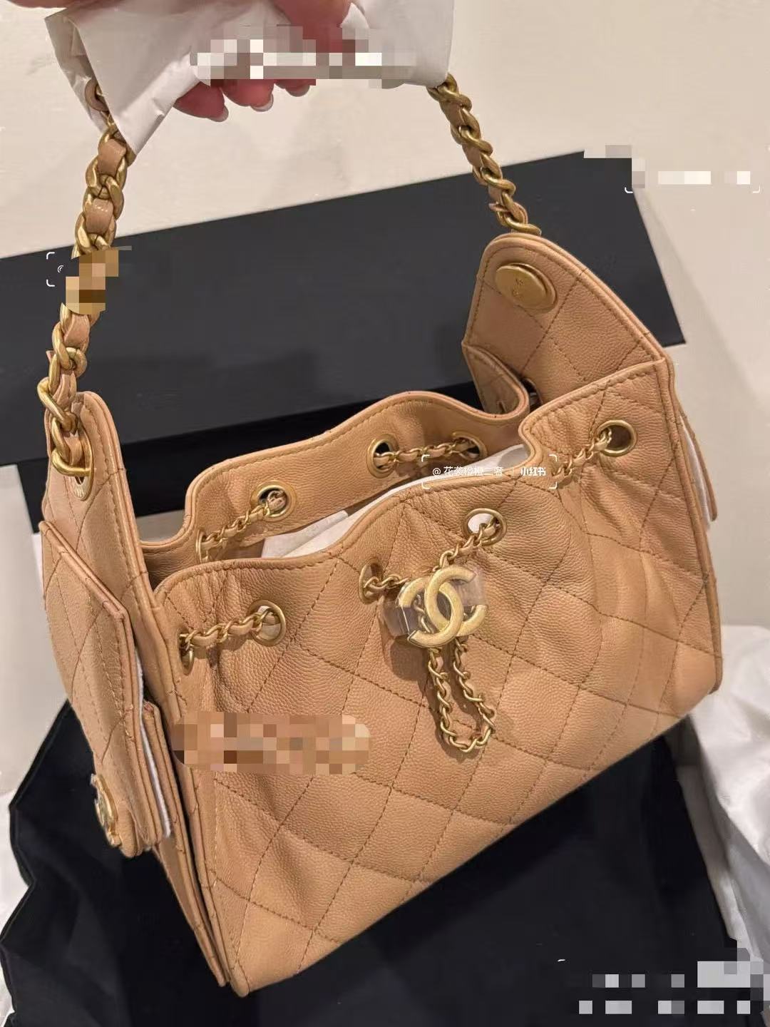 Chanel Bucket Bag Cow Leather 14cm-22cm-26cm-m-l