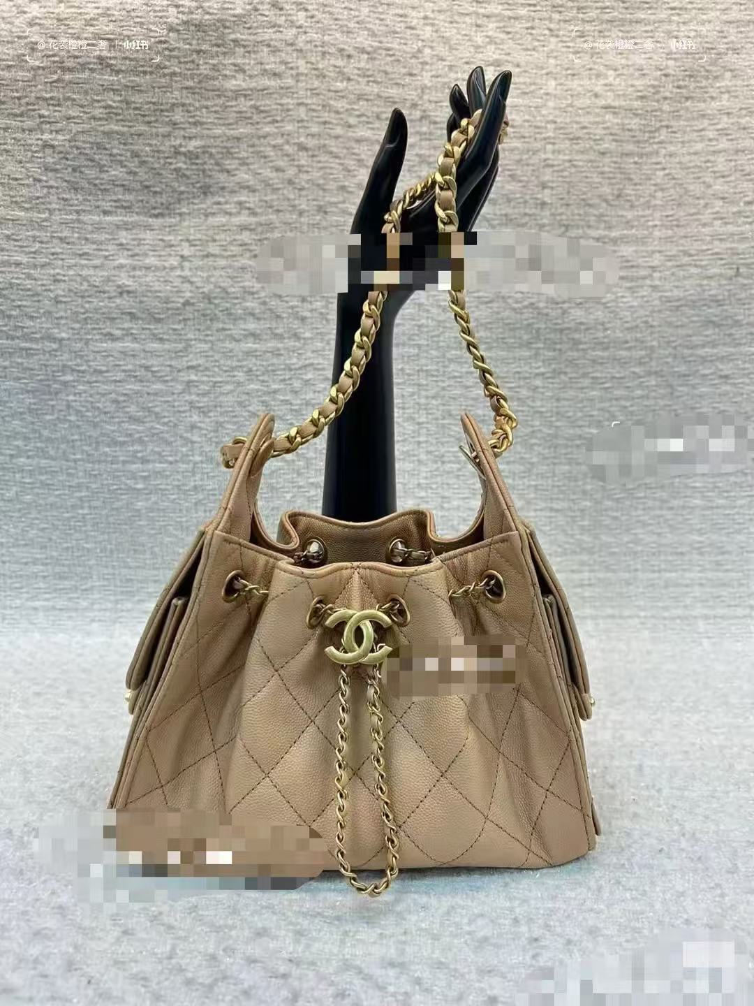 Chanel Bucket Bag Cow Leather 14cm-22cm-26cm-m-l
