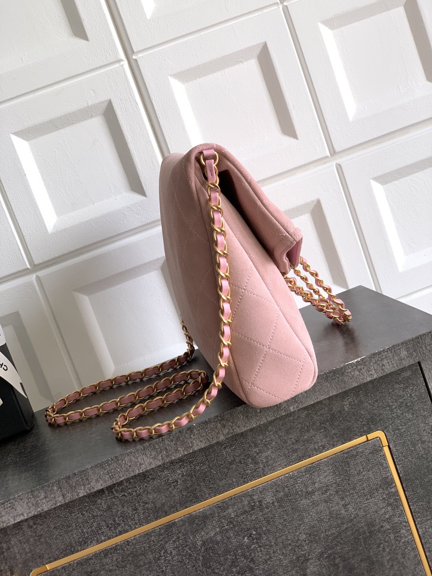 Chanel Basic Bag Cow Leather Black M-l