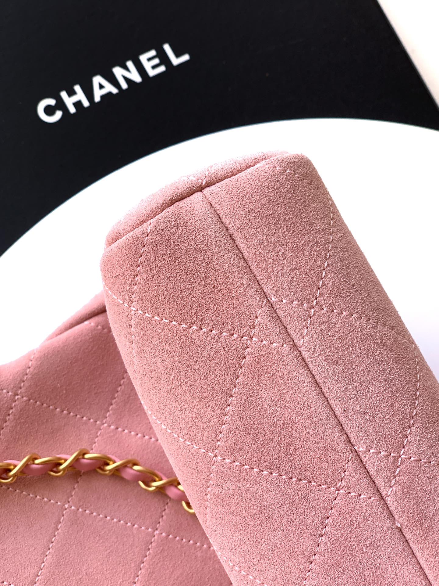 Chanel Basic Bag Cow Leather Black M-l