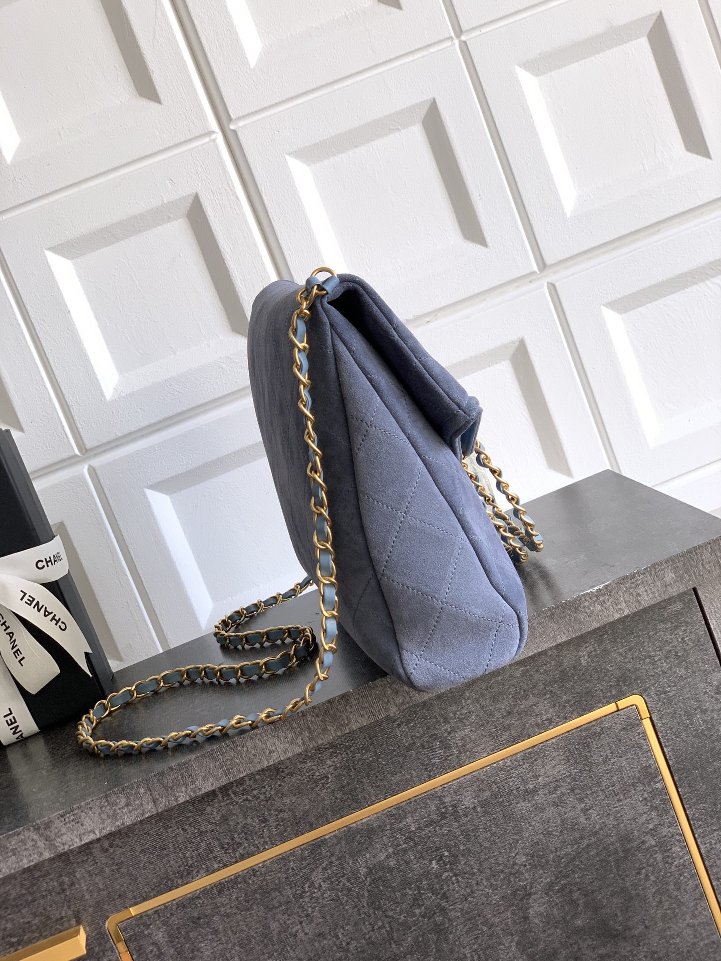 Chanel Basic Bag Cow Leather Black M-l