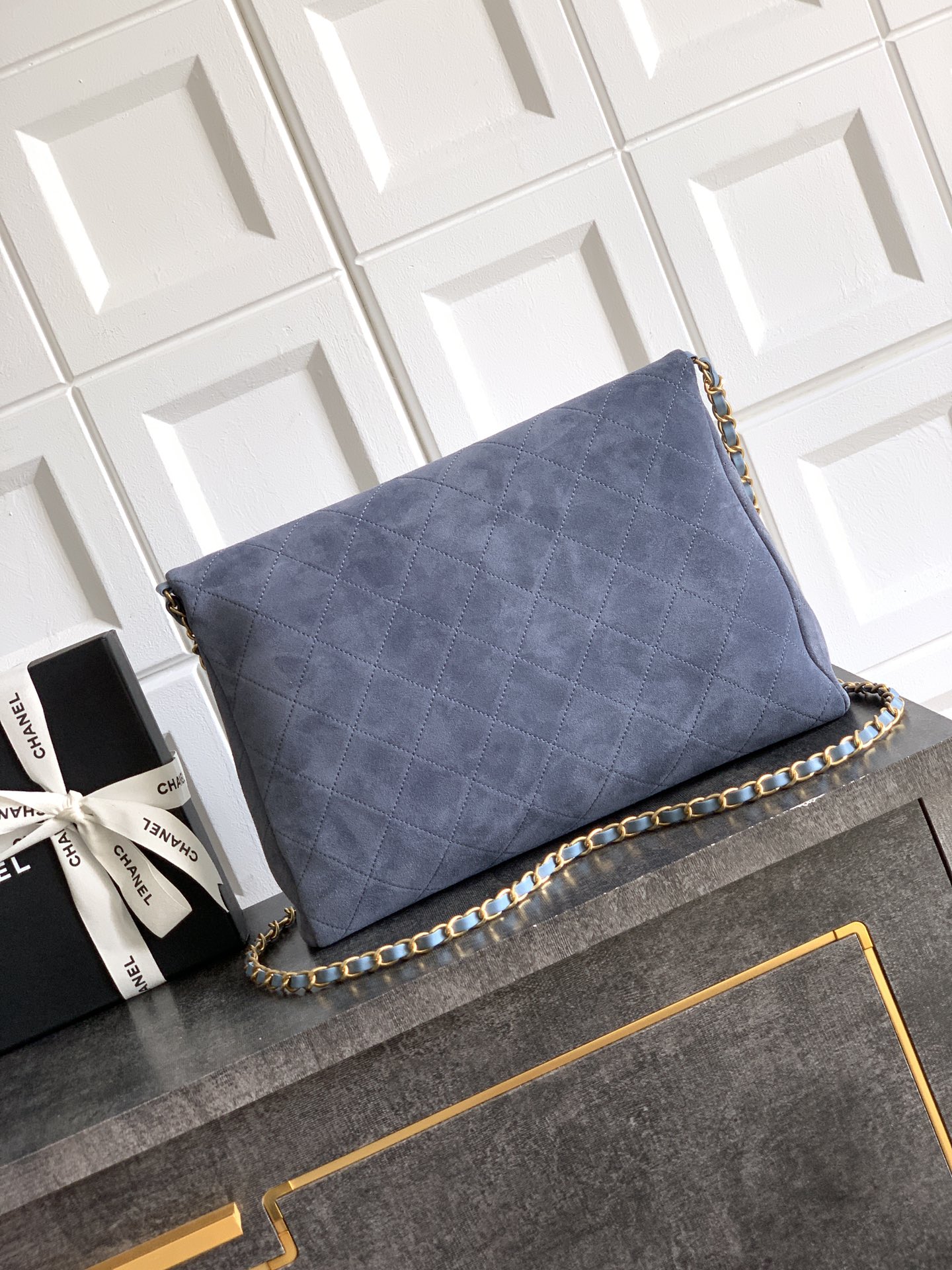 Chanel Basic Bag Cow Leather Black M-l