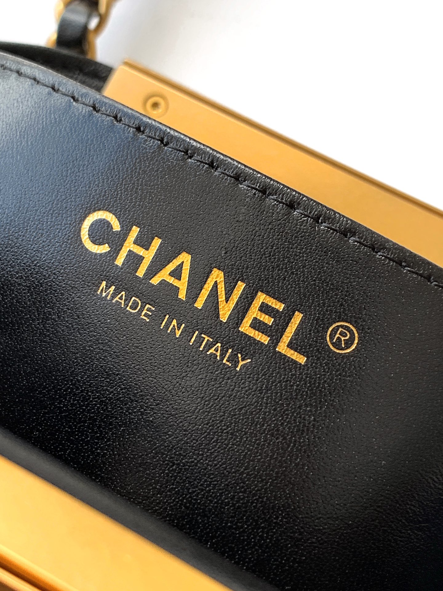 Chanel Basic Bag Cow Leather Black M-l