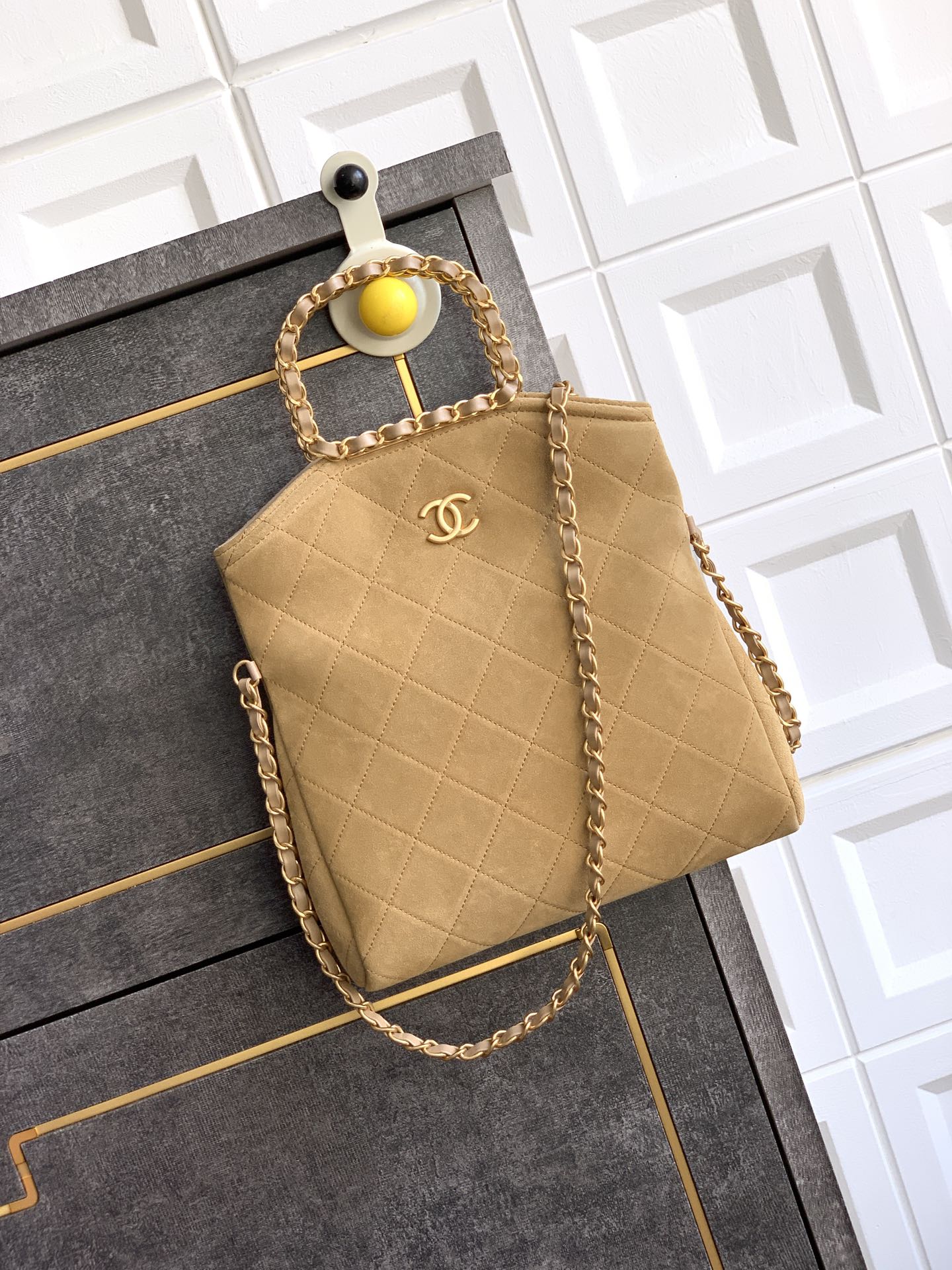 Chanel Basic Bag Cow Leather Black M-l