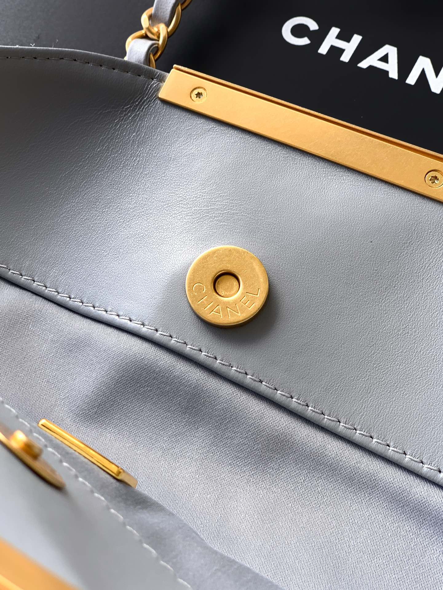 Chanel Basic Bag Cow Leather Black M-l