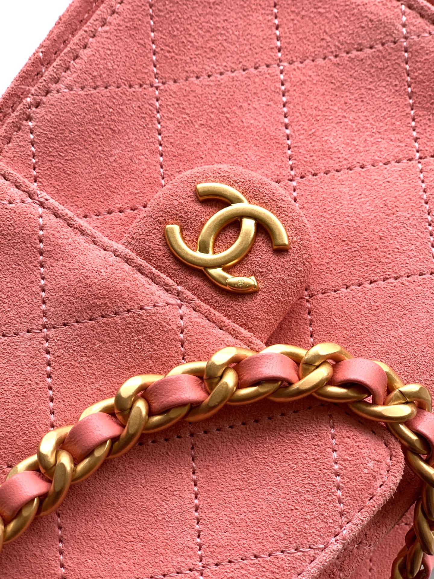 Chanel Bucket Bag Pink 14cm-22cm-26cm-m-l