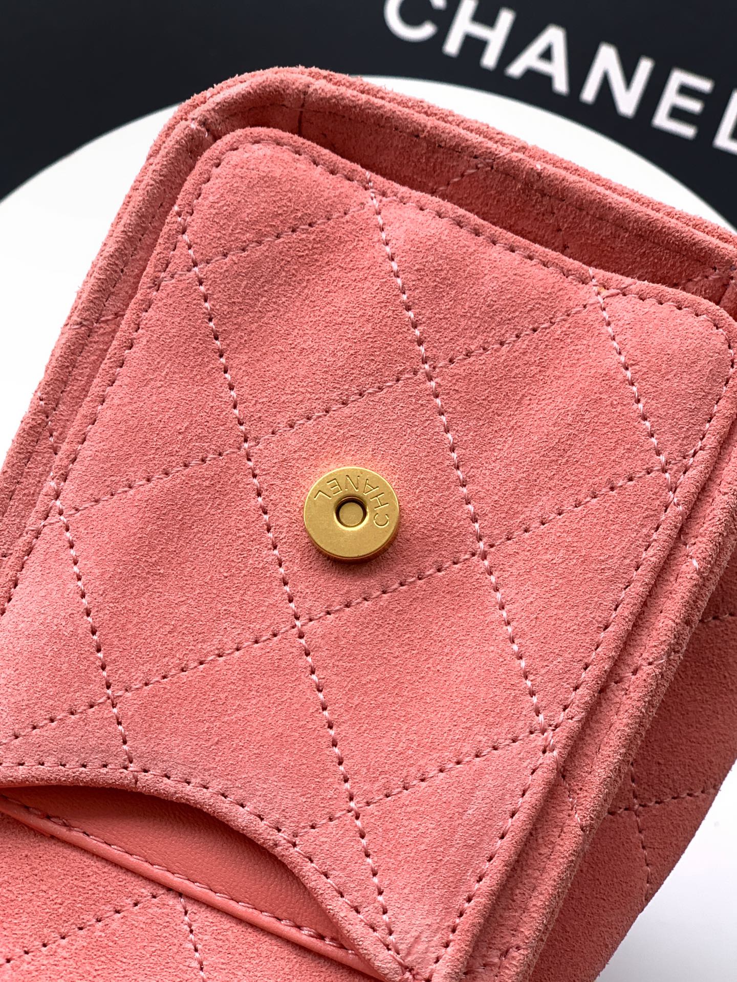 Chanel Bucket Bag Pink 22cm-m-l