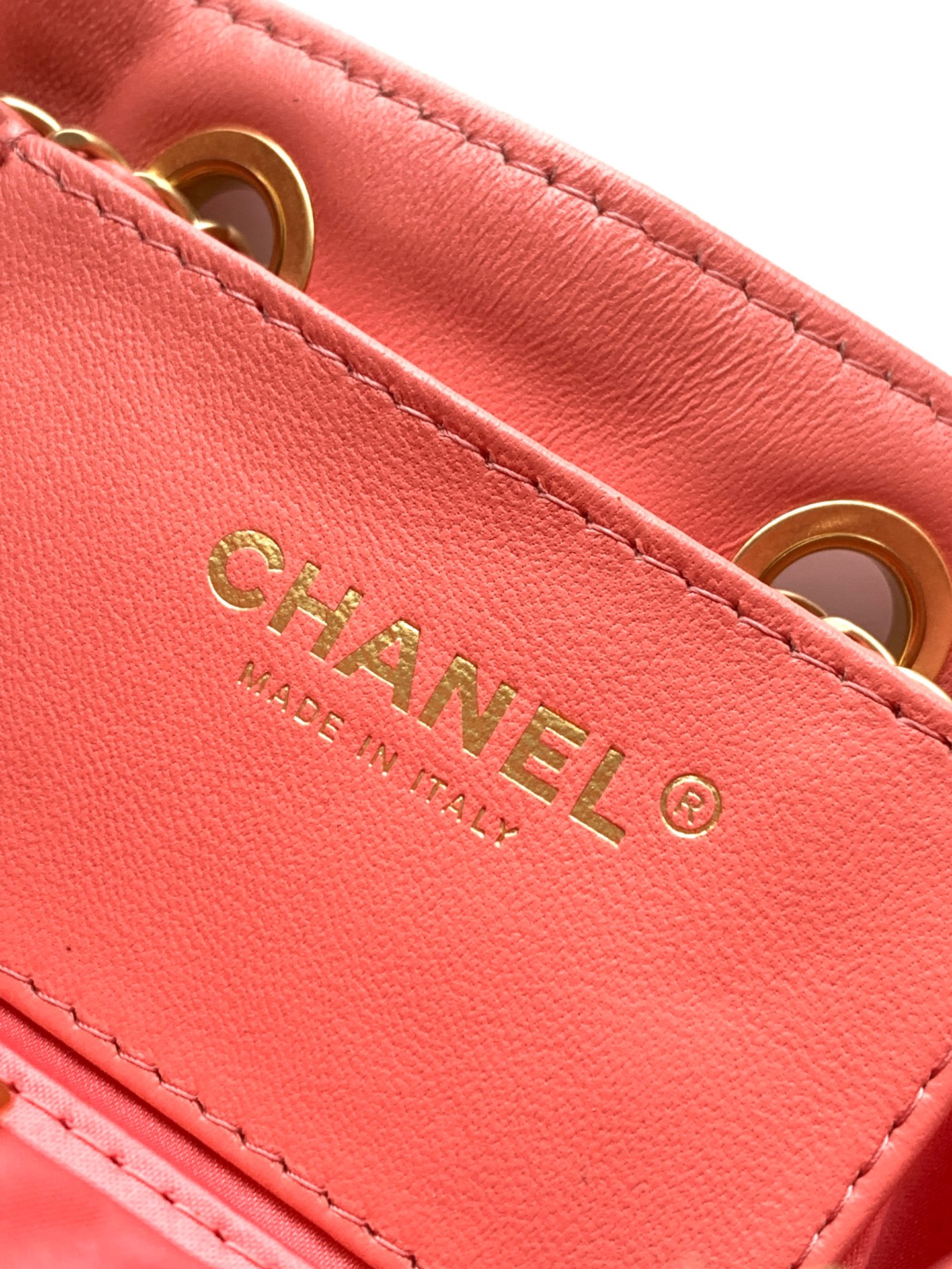 Chanel Bucket Bag Pink 22cm-m-l